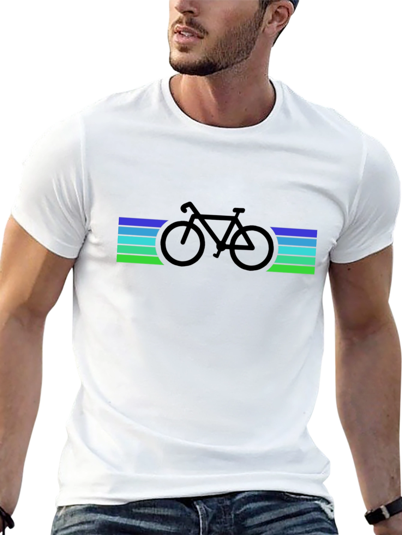 Retro Bike Graphic Tee - Stylish Comfort