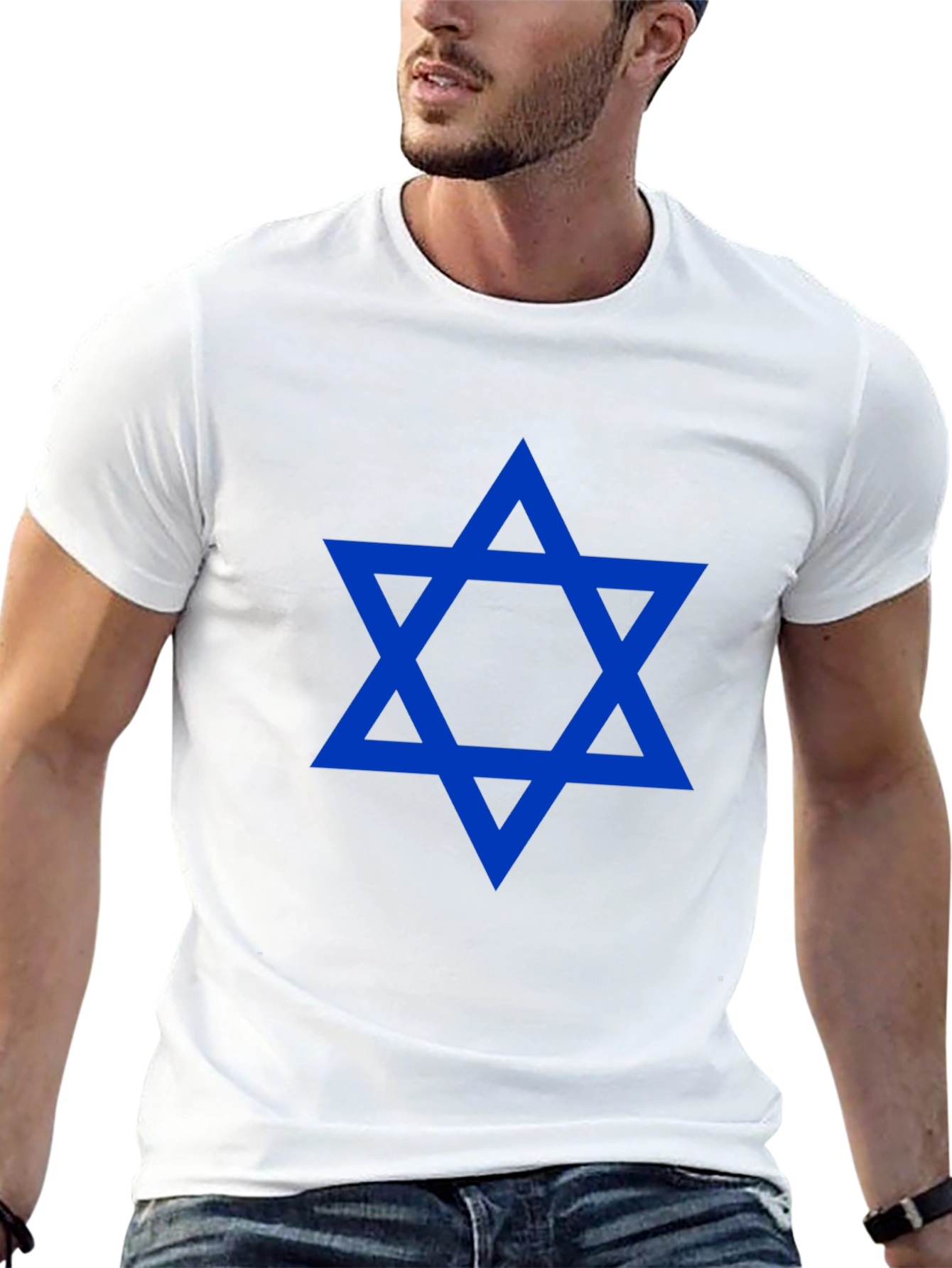 Star of David T-Shirt - Black Jewish Pride Tee