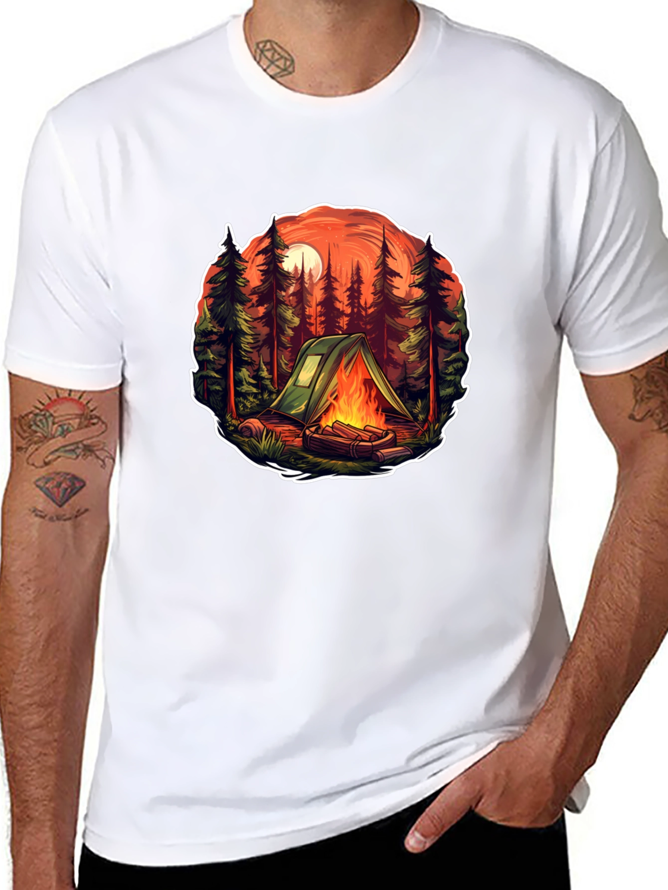 Camping Trip Graphic T-Shirt