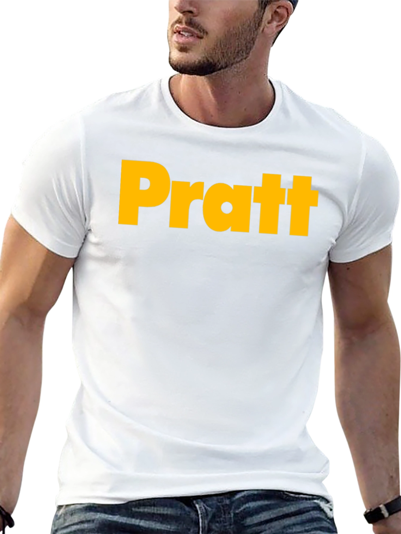 Pratt Graphic Tee - Bold Text Unisex T-Shirt