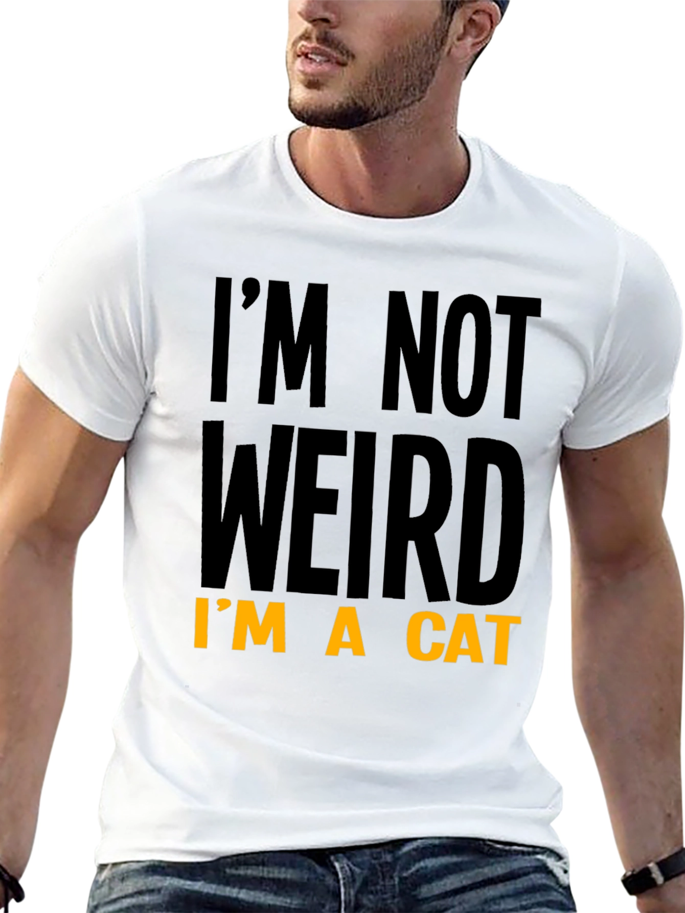 Funny Im Not Weird Im A Cat T-Shirt