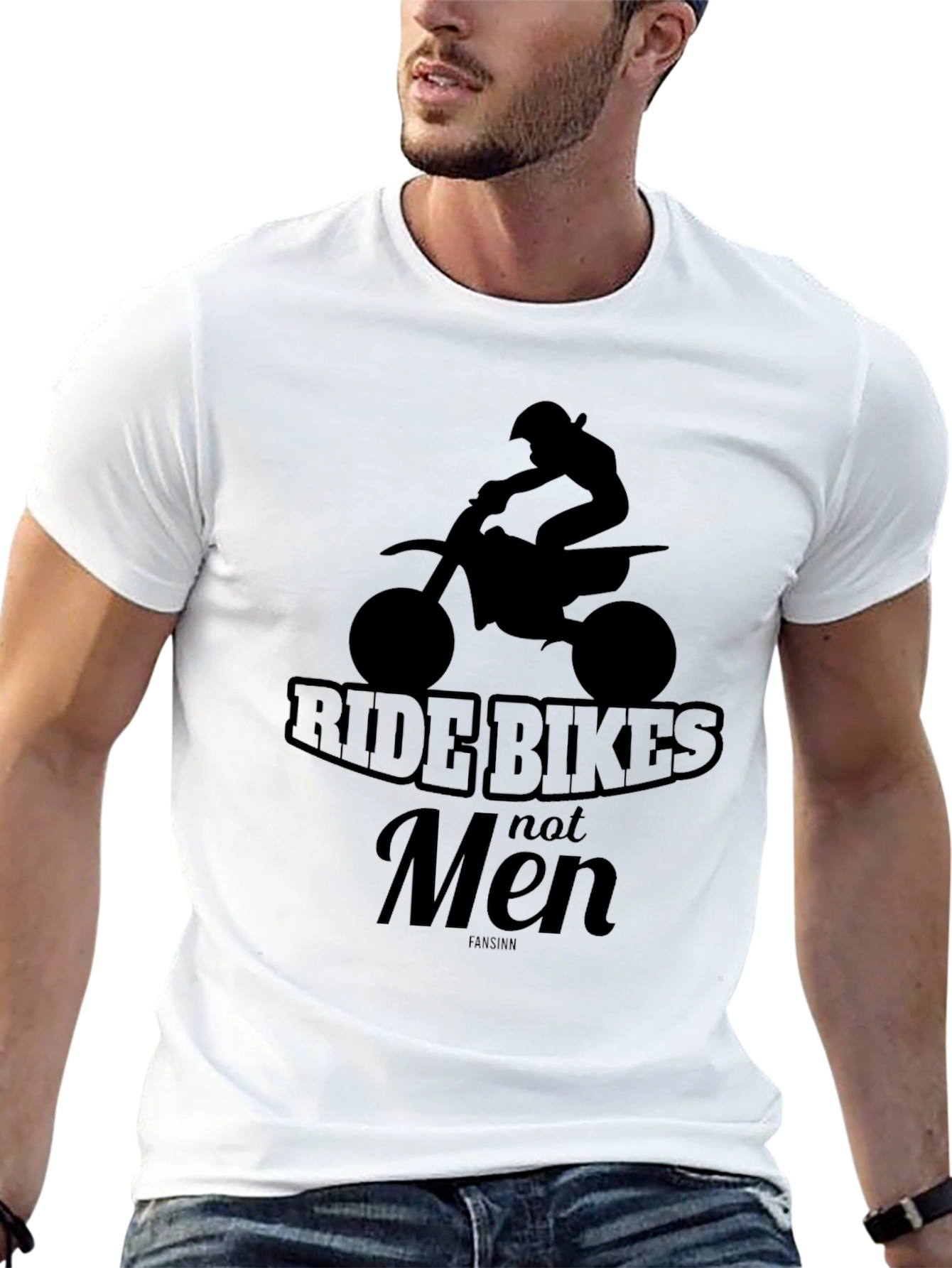 Ride Bikes Not Men - Graphic Tee