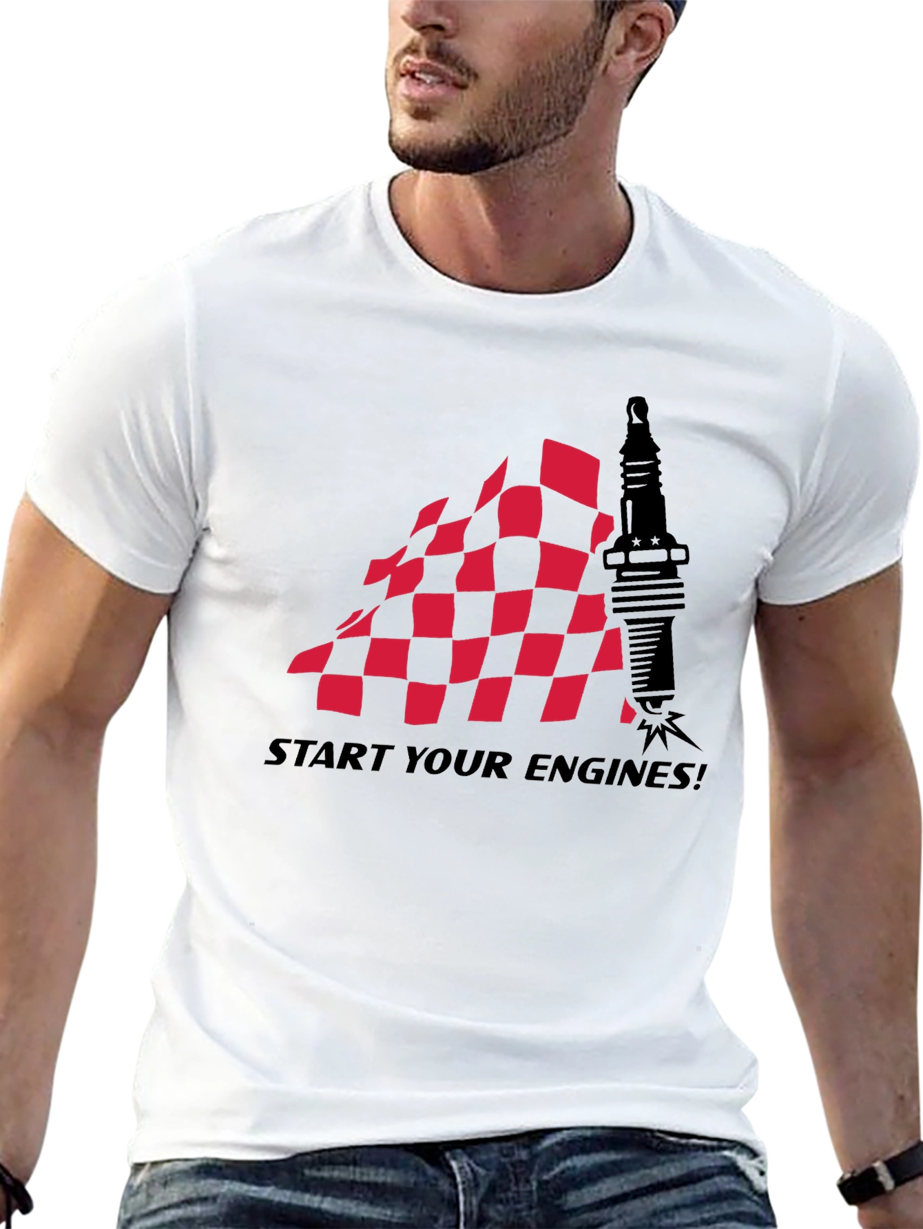 Start Your Engines! Graphic T-Shirt