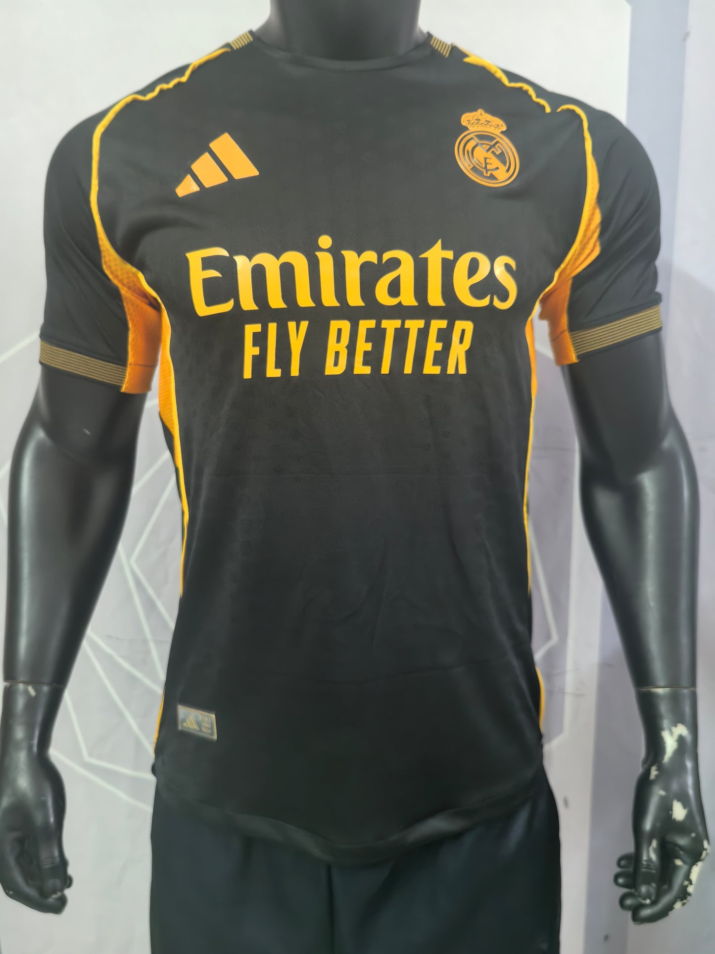 Real Madrid 25-26 Black Player Version Football Jersey
