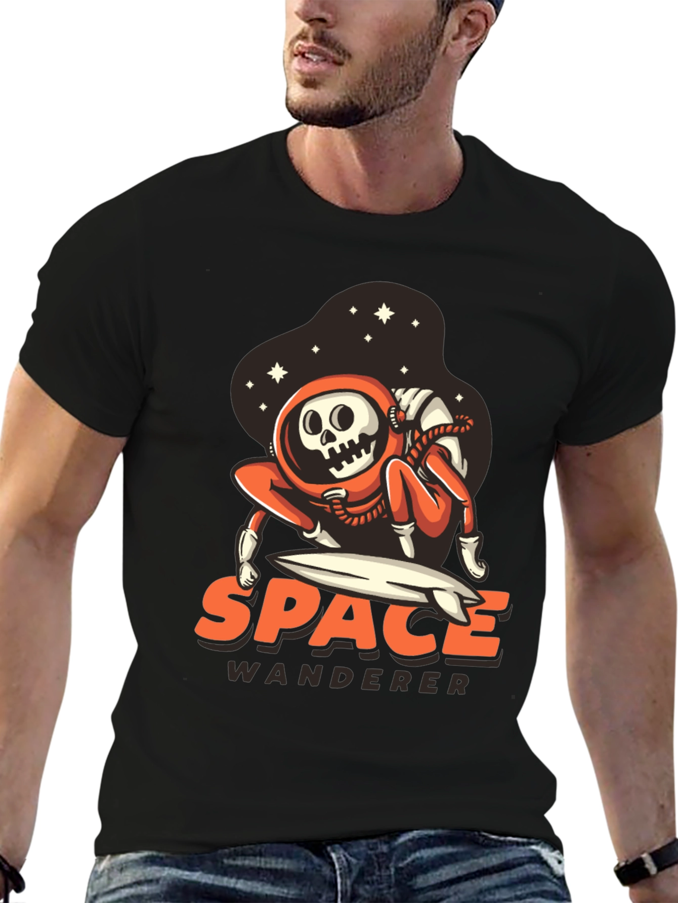 Space Wanderer Graphic T-Shirt