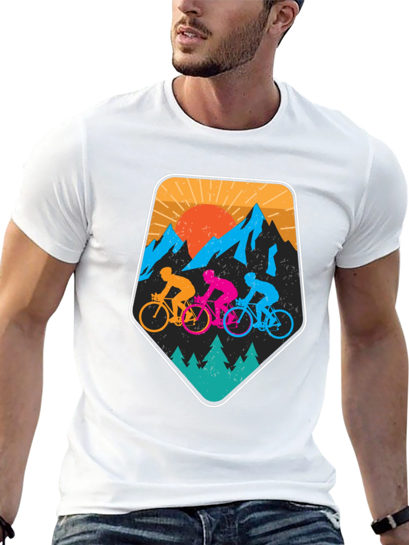 Mountain Biking T-Shirt - Outdoor Adventure Tee