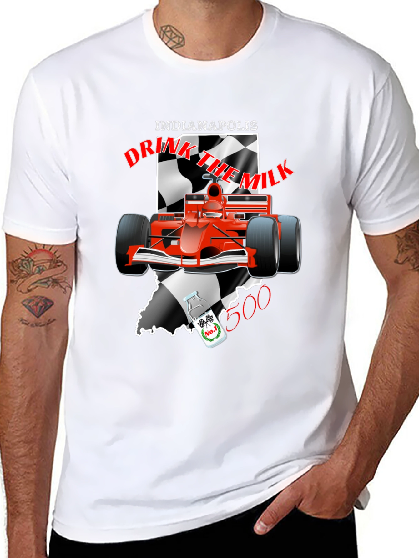Indianapolis 500 Drink the Milk T-Shirt