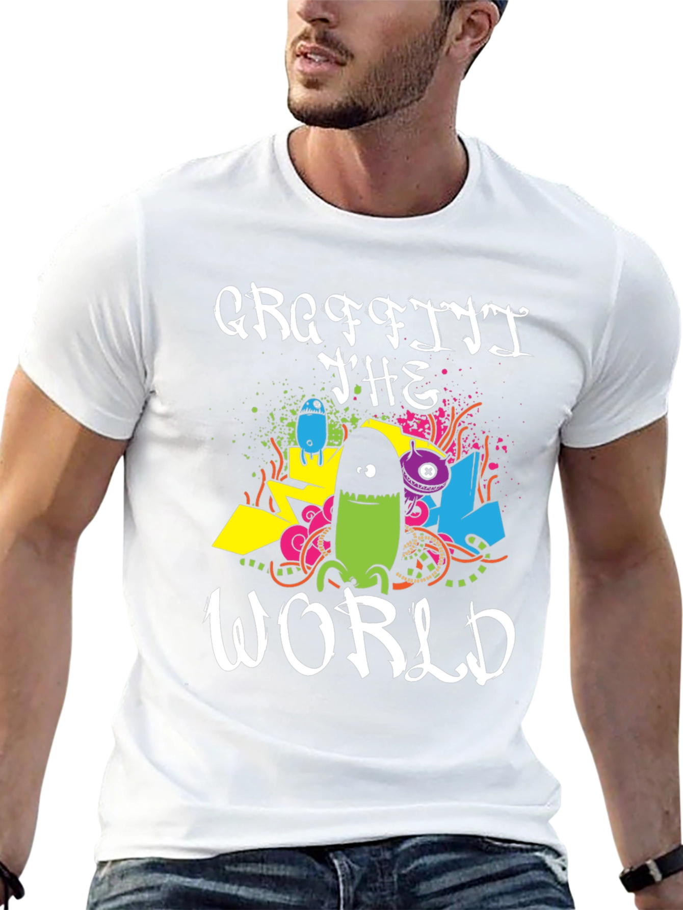 Graffiti the World Graphic Tee