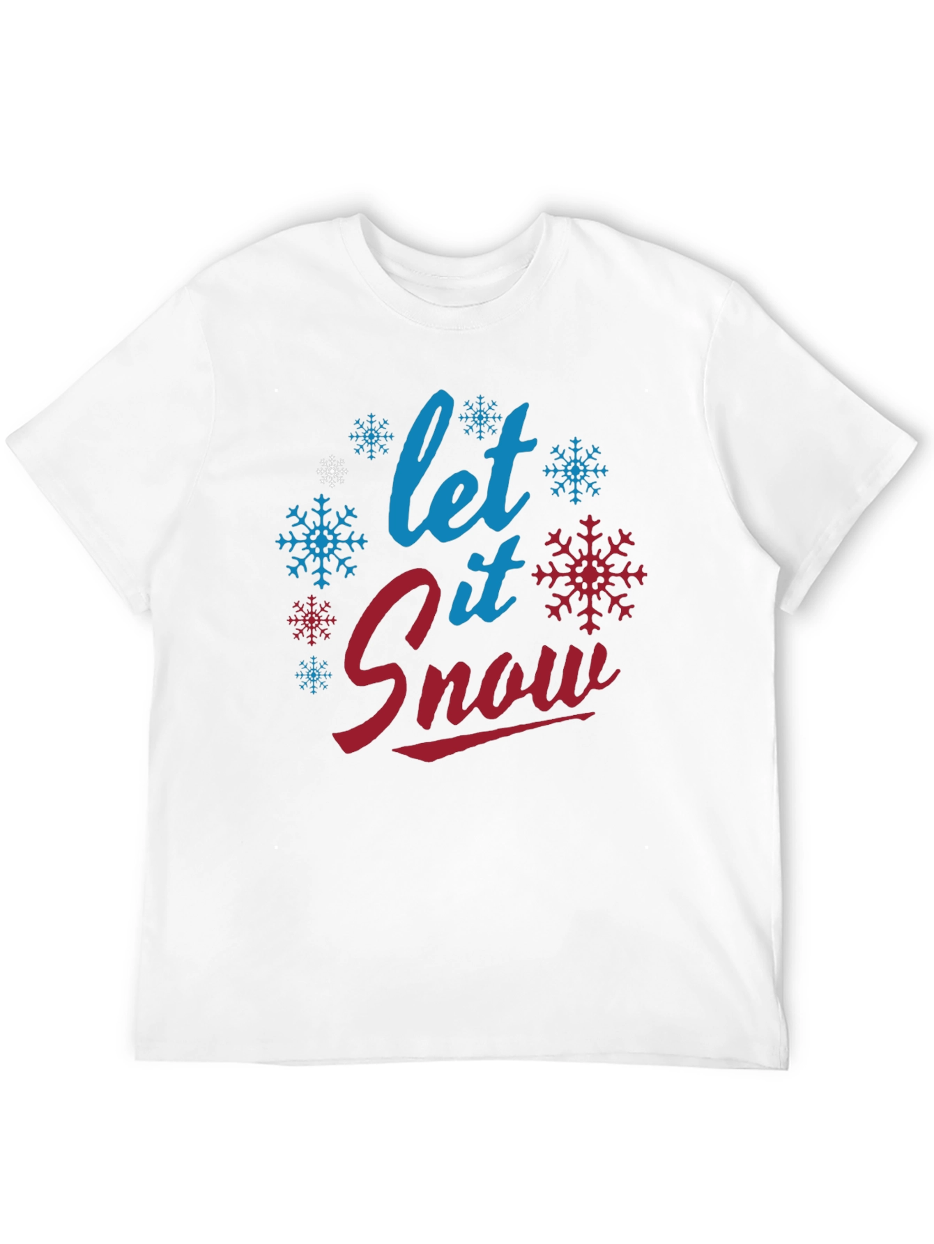 Let it Snow Christmas Holiday Graphic T-Shirt