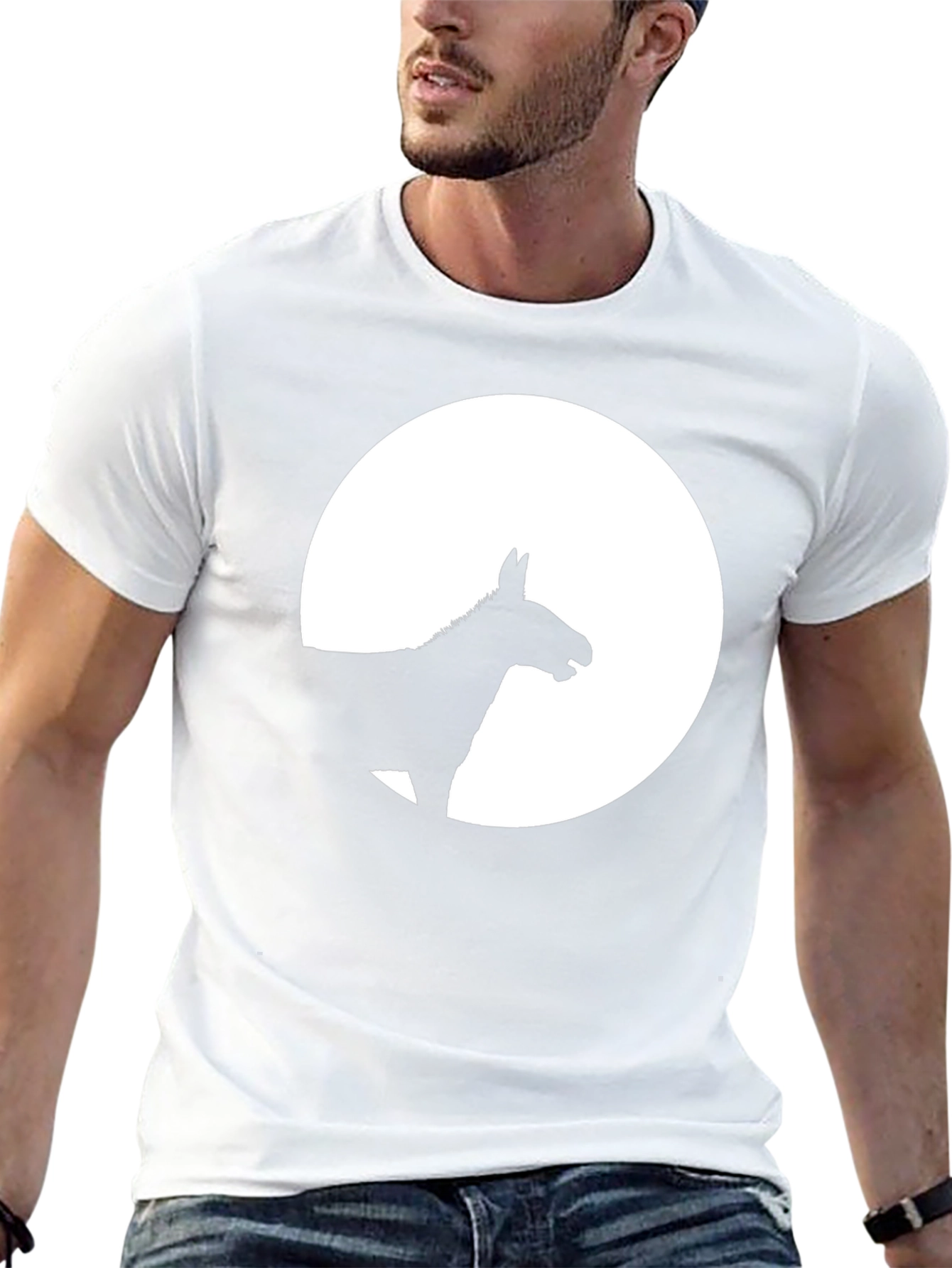 Donkey Silhouette Graphic Tee