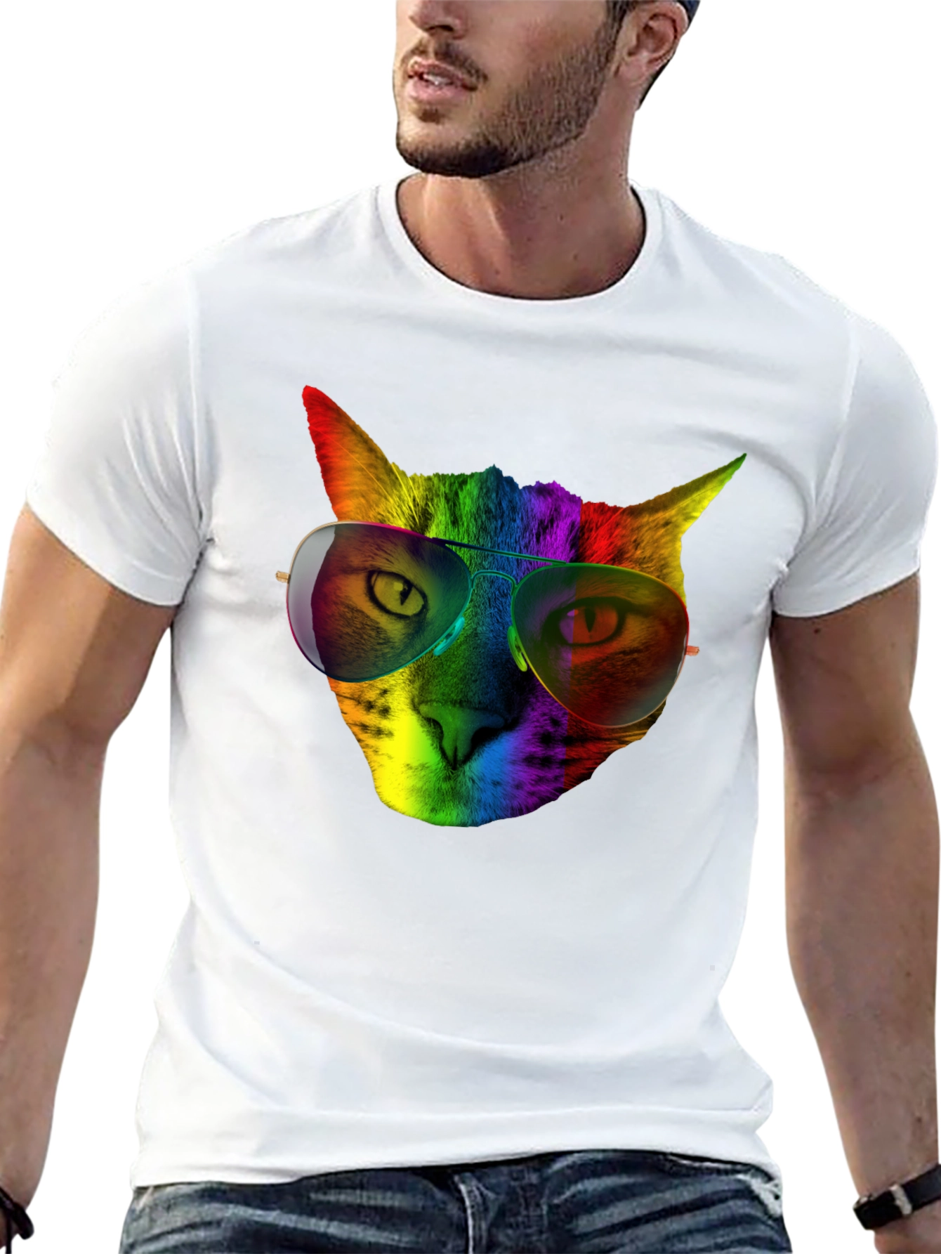 Rainbow Cat T-Shirt