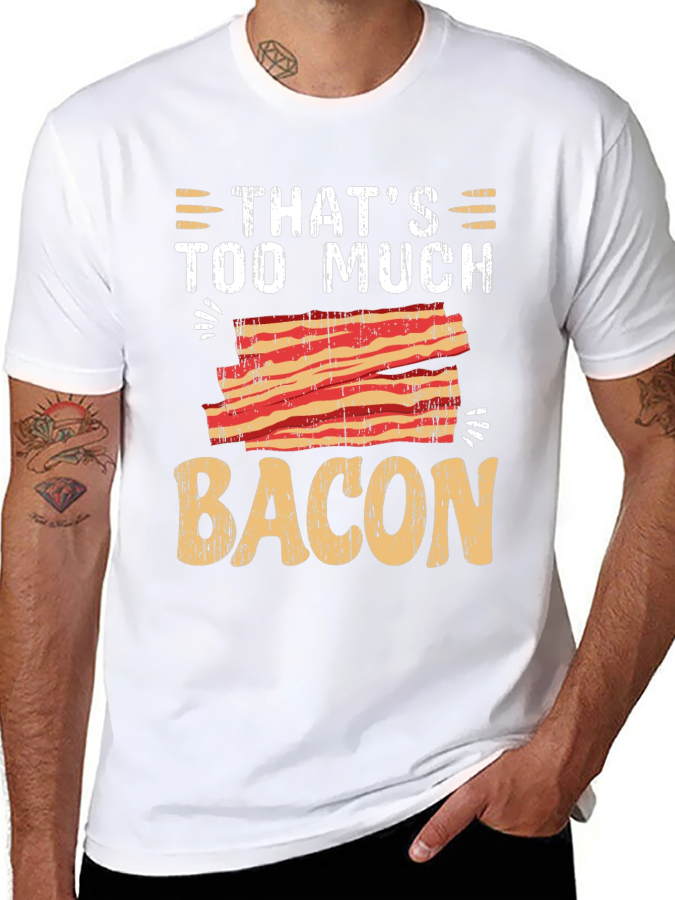 Thats Too Much Bacon Graphic T-Shirt
