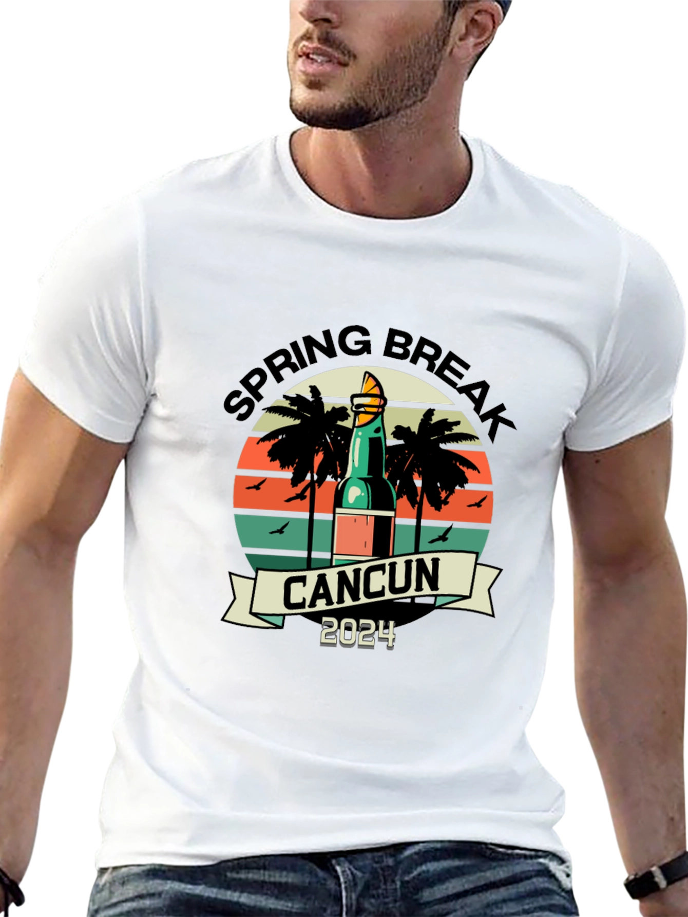Spring Break Cancun 2024 Graphic T-Shirt