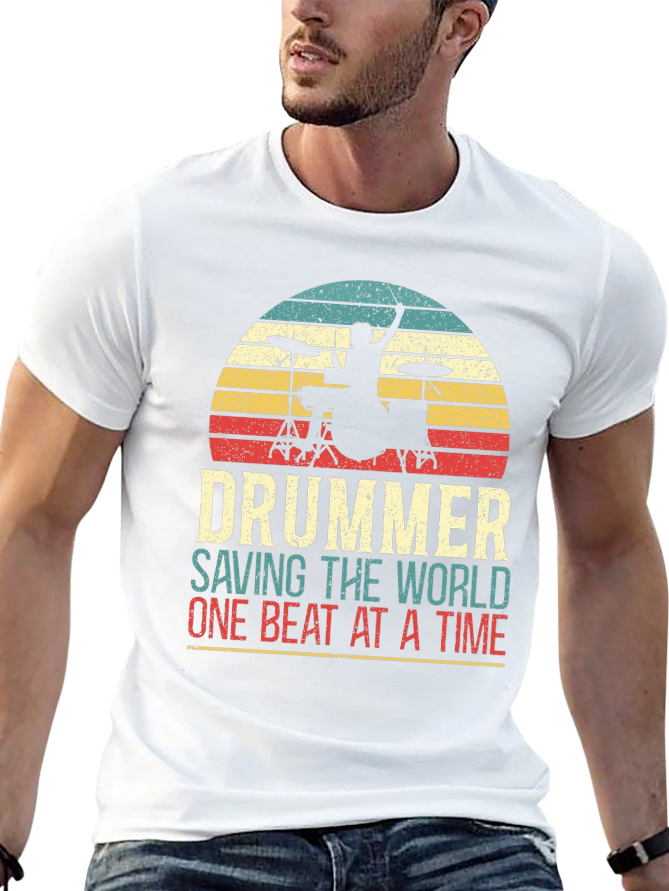 Drummer Saving The World T-Shirt