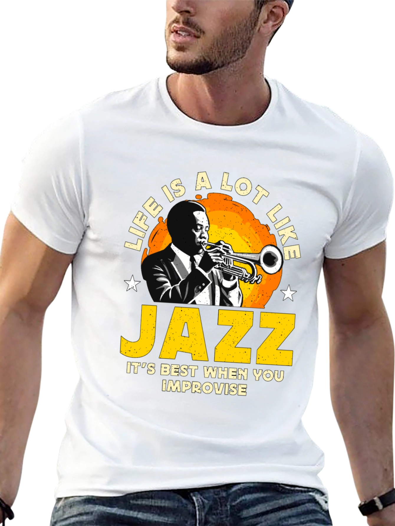 Life is Jazz T-Shirt - Improvise Style