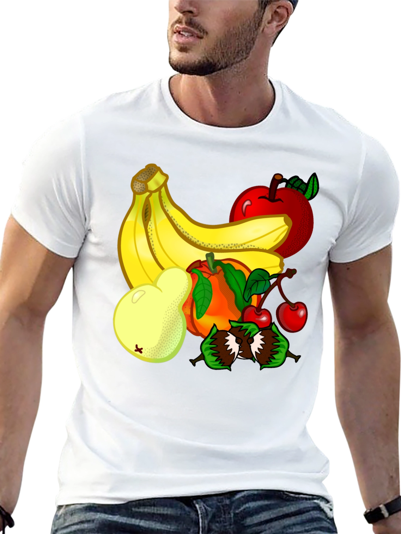 Fruitful Fun Black Tee