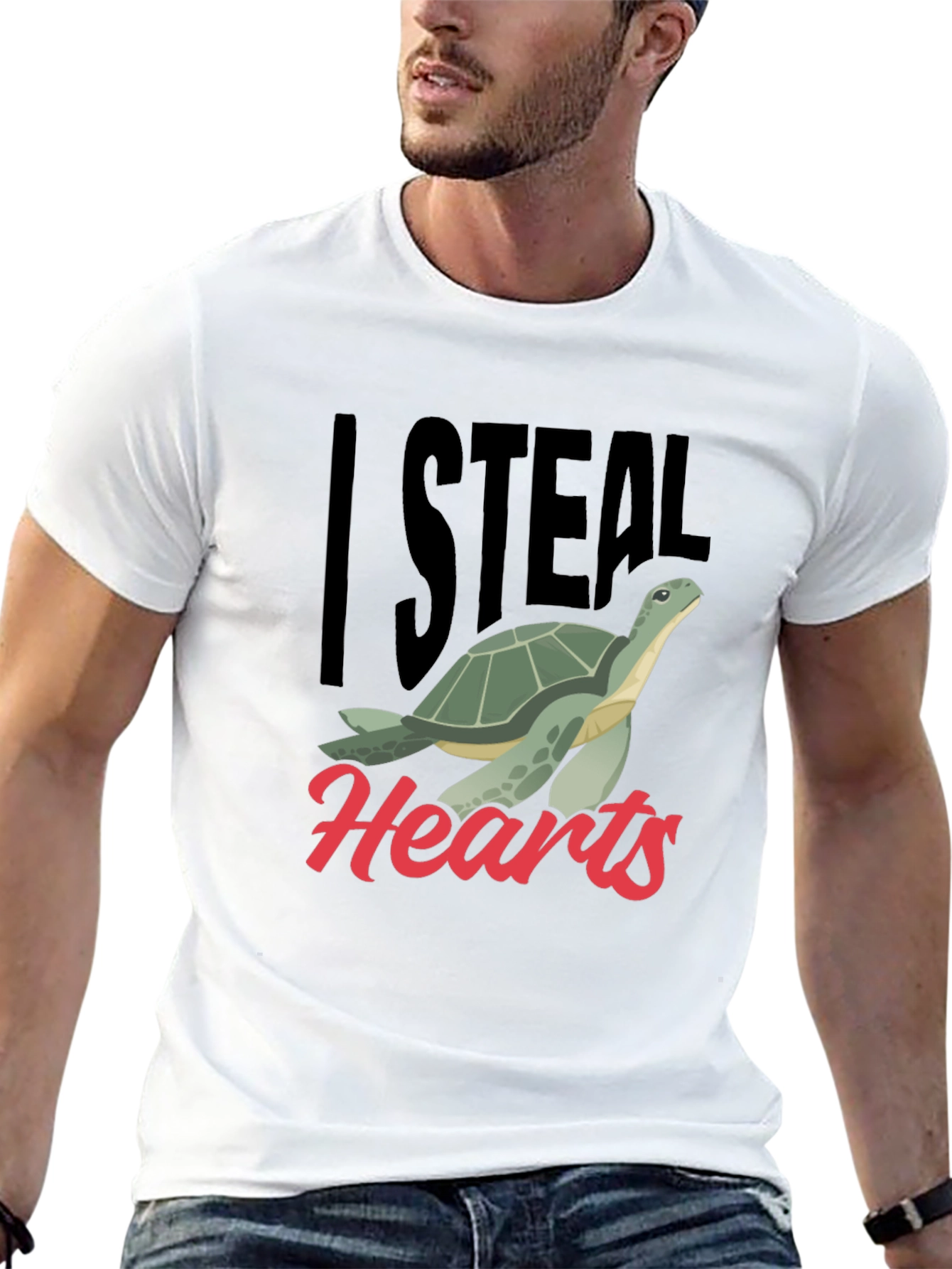 I Steal Hearts Turtle T-Shirt