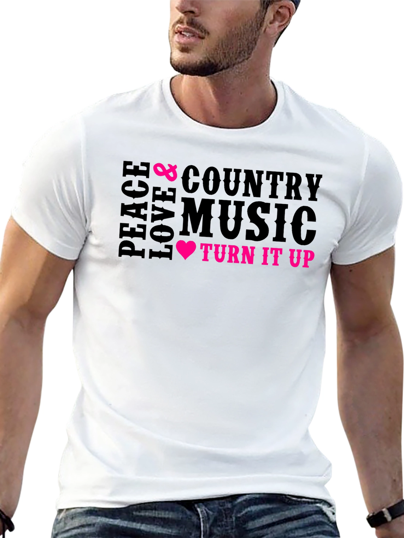 Peace Love Country Music T-Shirt