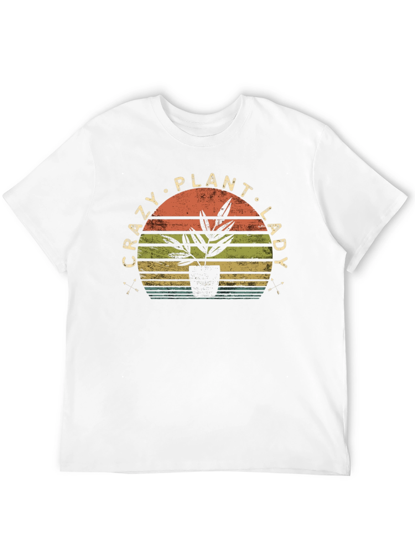 Crazy Plant Lady Graphic Tee - Black Cotton Shirt