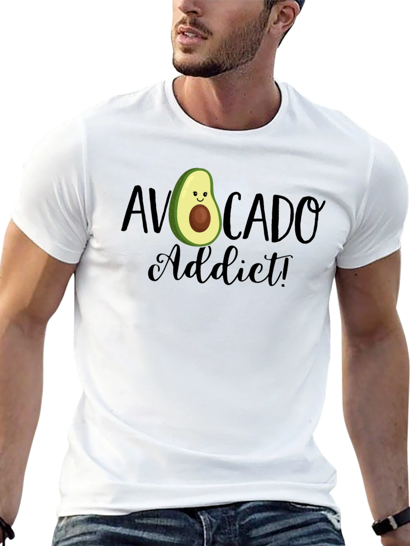 Avocado Addict T-Shirt - Unisex Crew Neck Tee