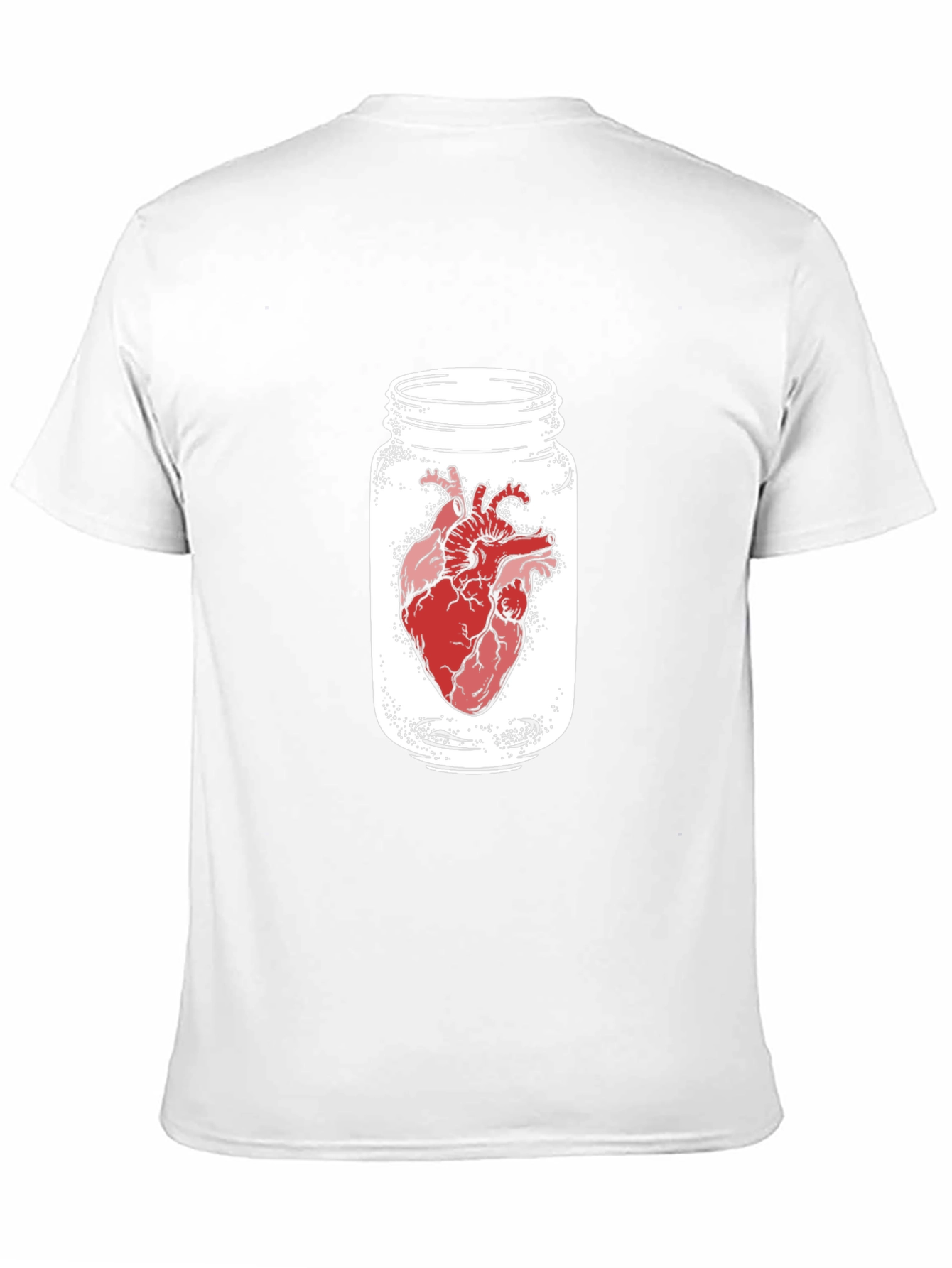 Jarred Heart Graphic Tee - Black