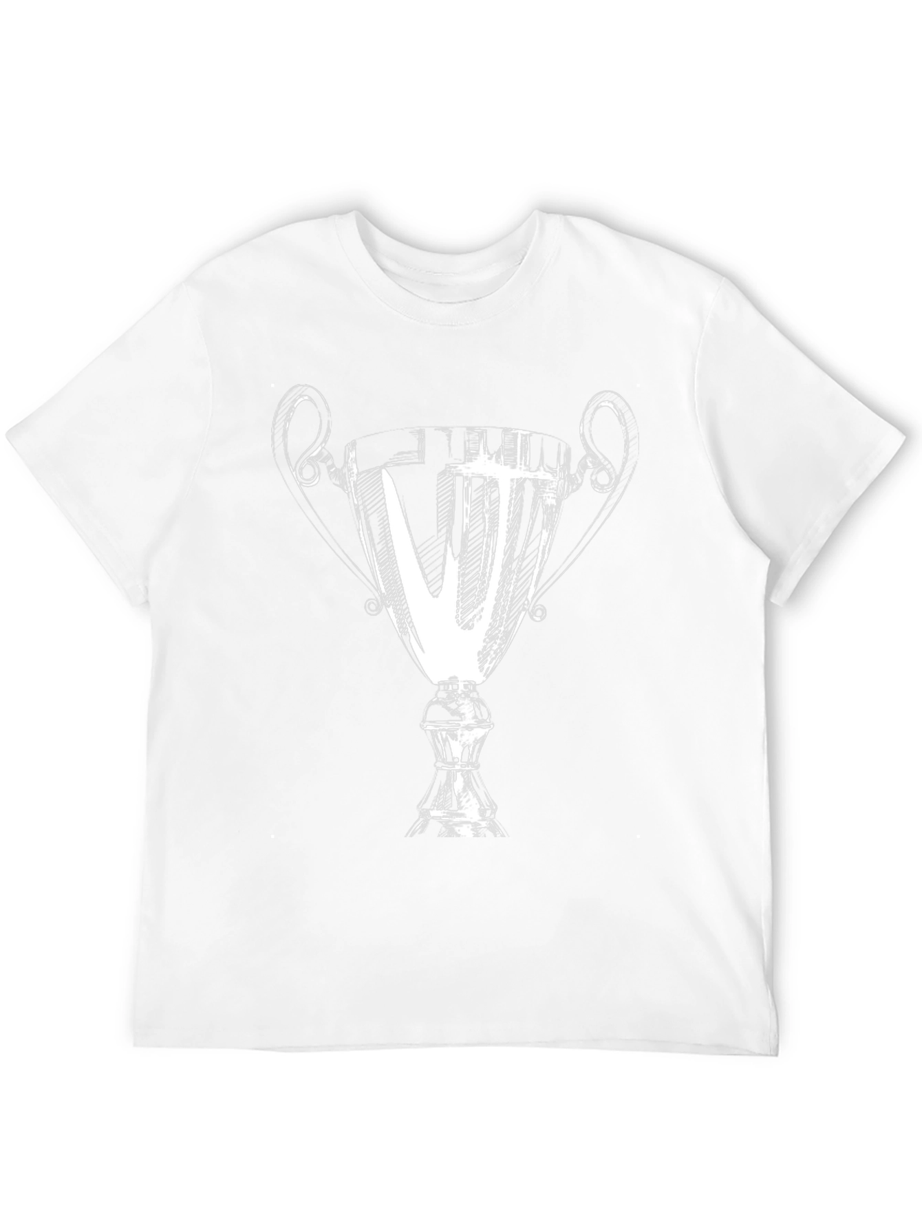 Trophy Graphic Tee - Stylish Black Cotton T-Shirt
