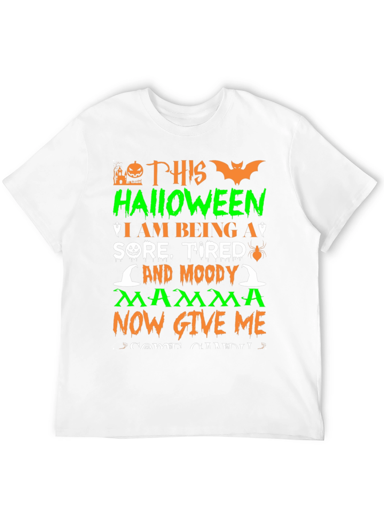 Halloween Moody Mom T-Shirt