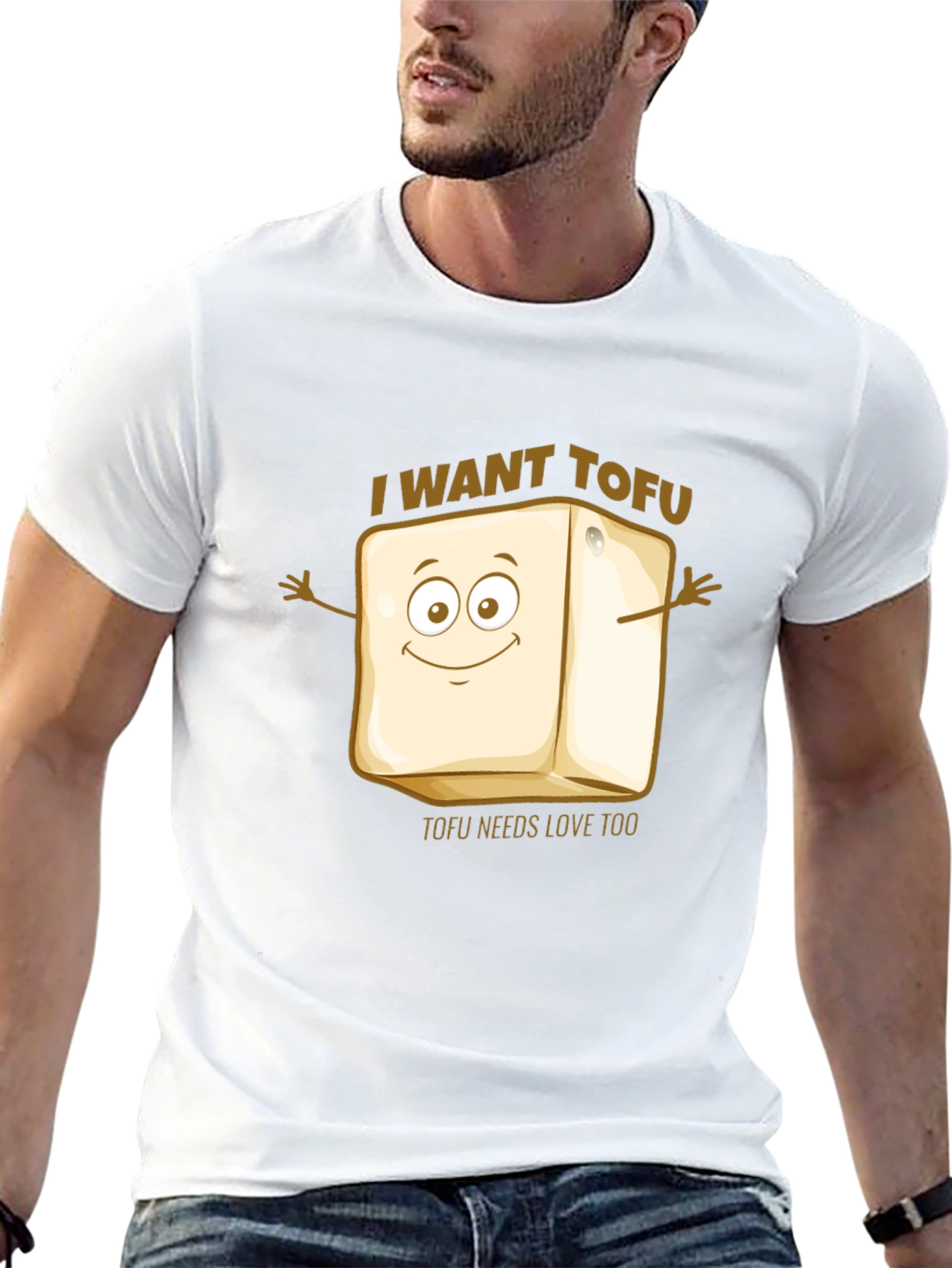 I Want Tofu Graphic T-Shirt