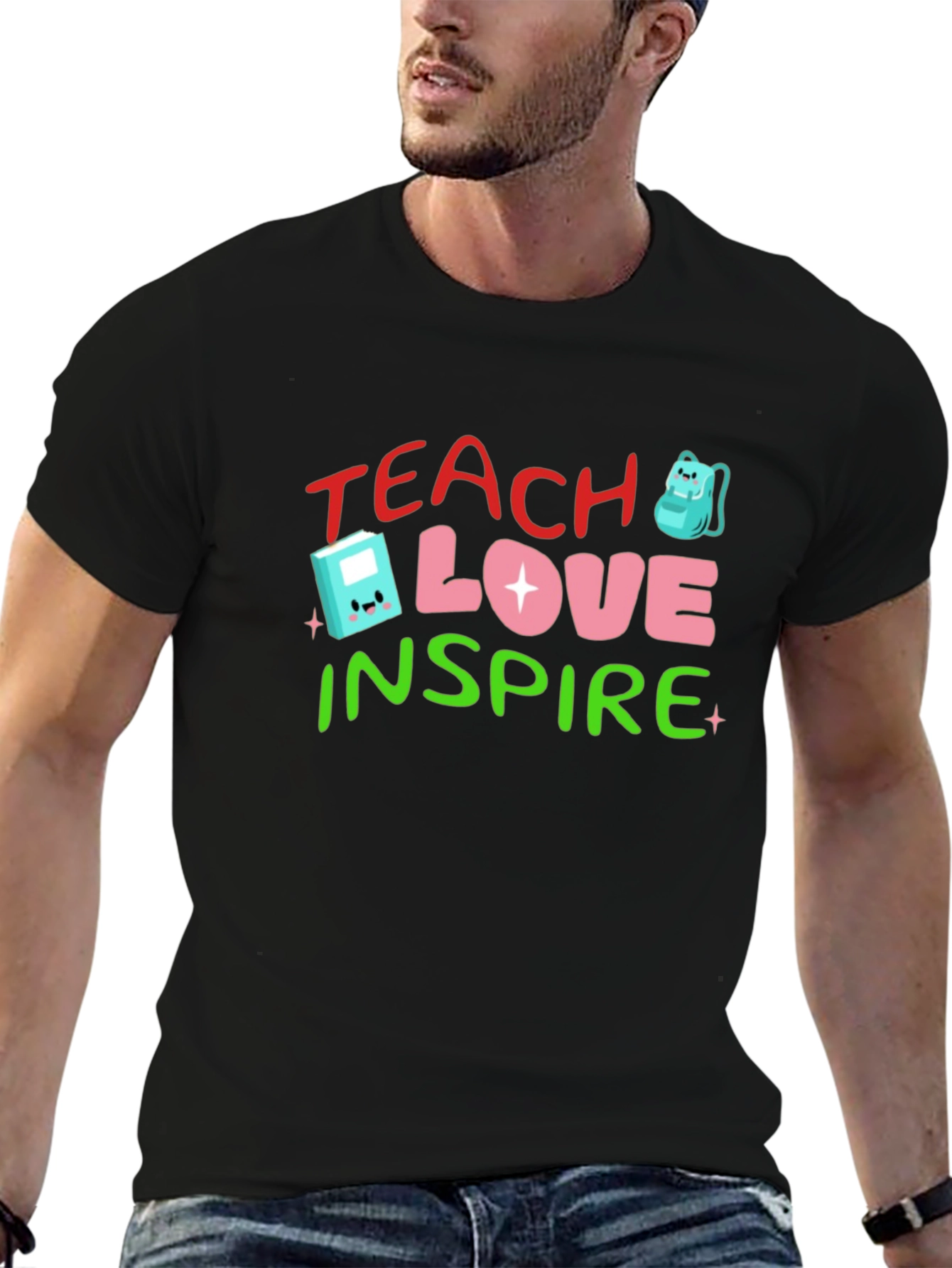 Teach Love Inspire Black T-Shirt