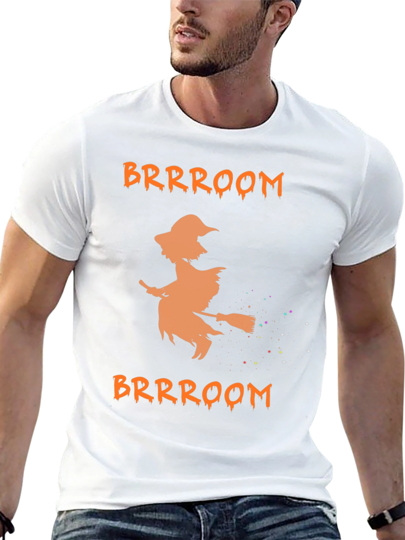Witch Brrroom Halloween T-Shirt