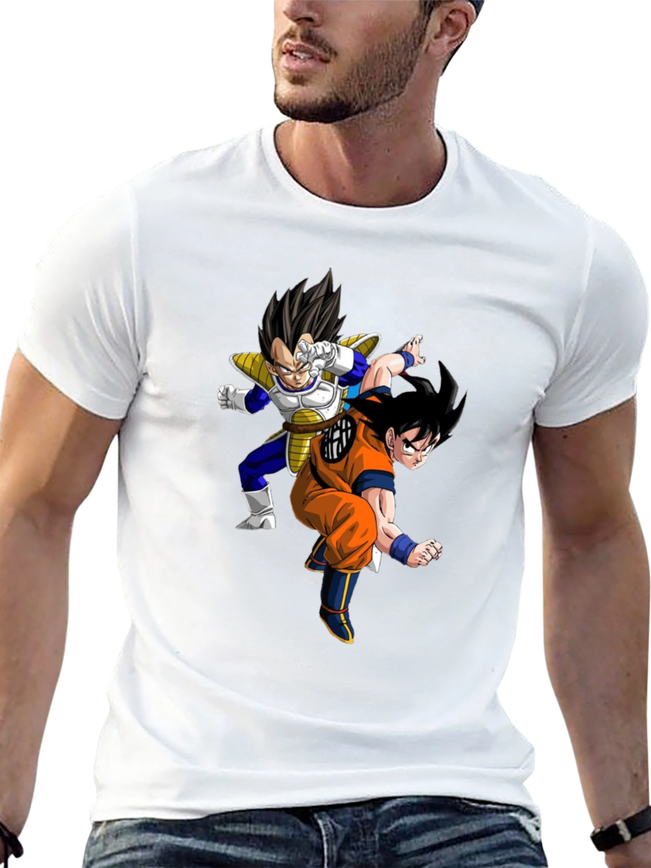 Dragon Ball Z Goku & Vegeta Black T-Shirt
