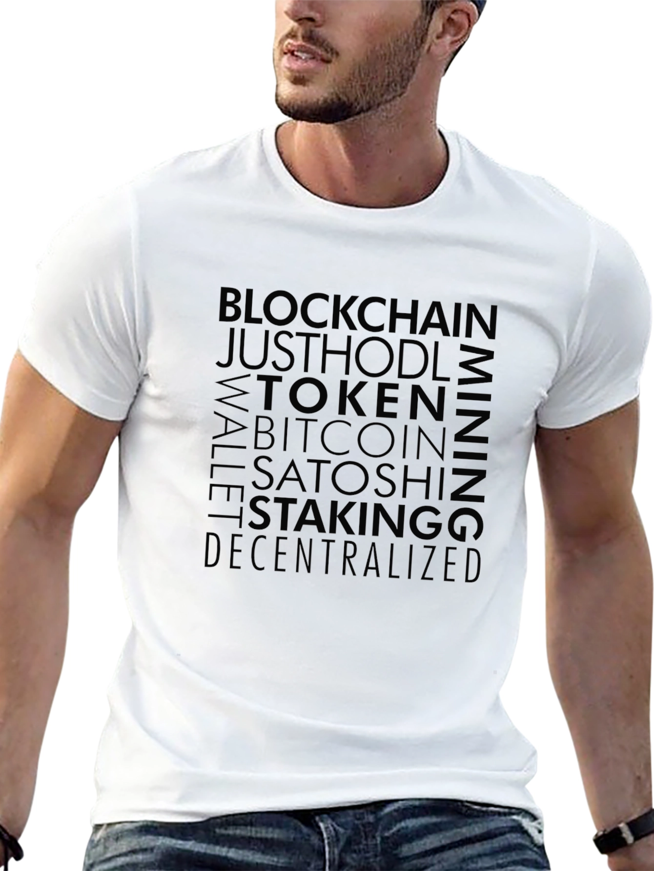 Crypto T-Shirt - Blockchain Bitcoin Design