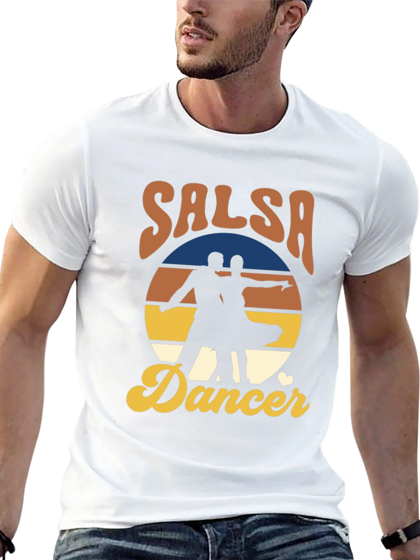 Salsa Dancer Retro T-Shirt - Dance the Night Away!