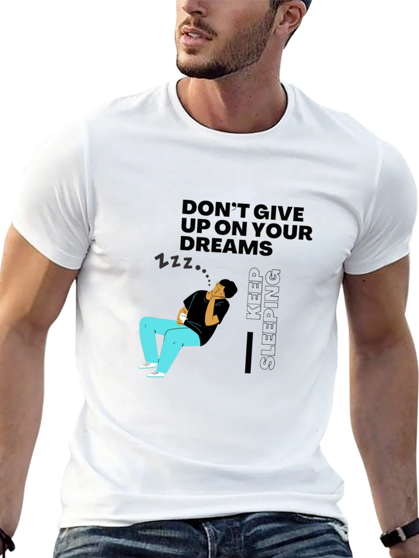 Dreamer Graphic Tee - Keep Sleeping