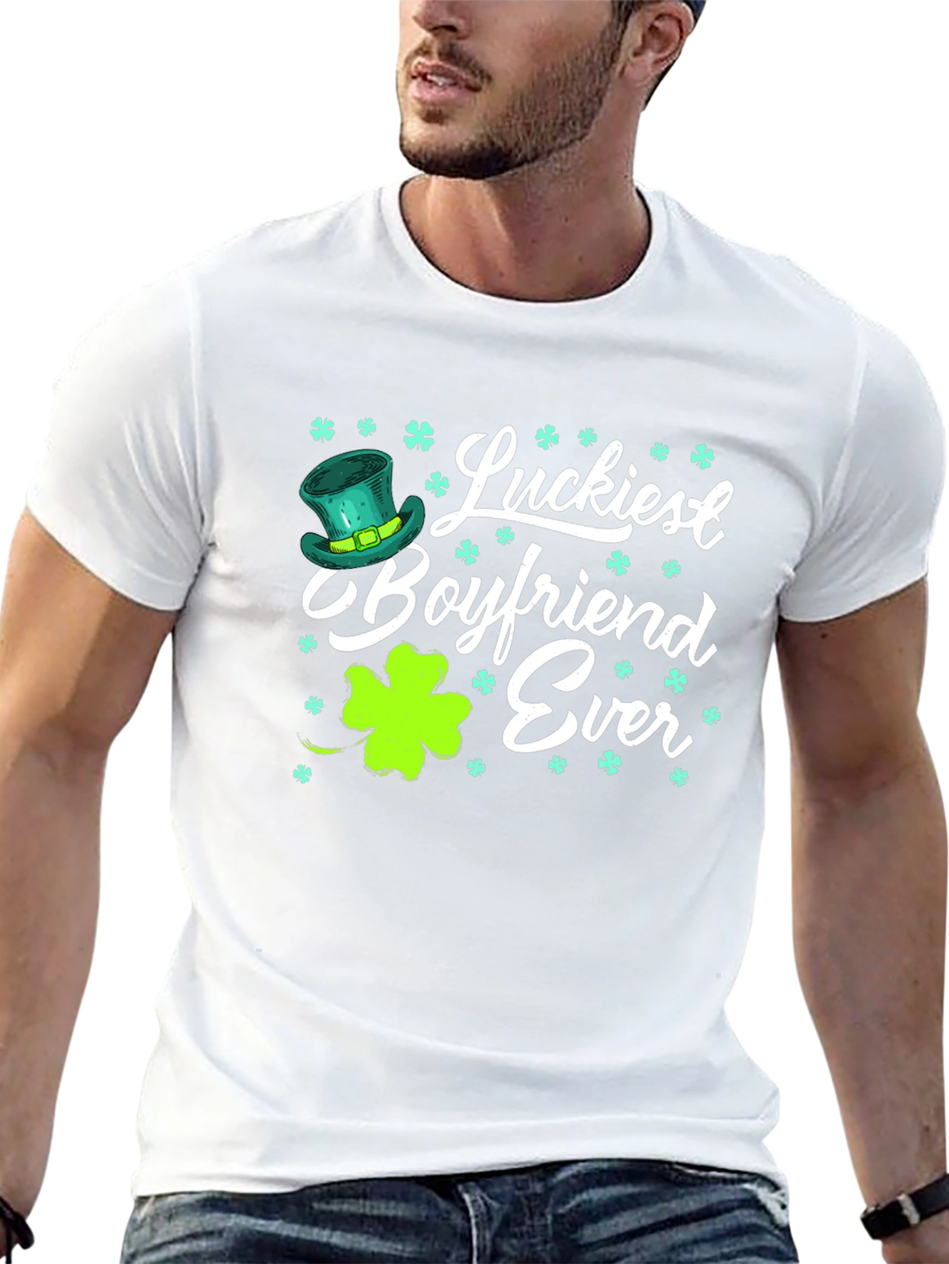 Luckiest Boyfriend Ever St. Patricks Day T-Shirt