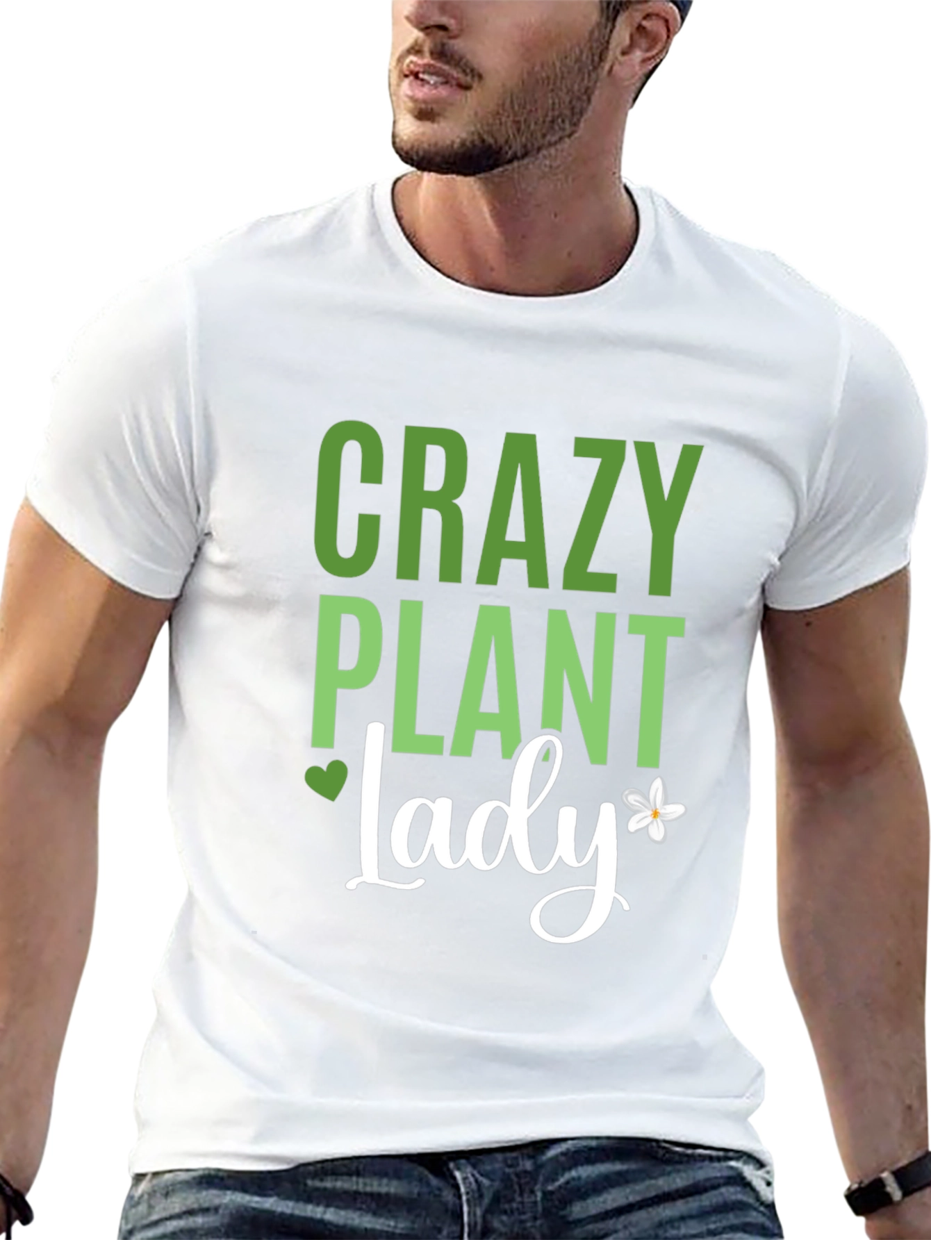 Crazy Plant Lady Graphic Tee - Black