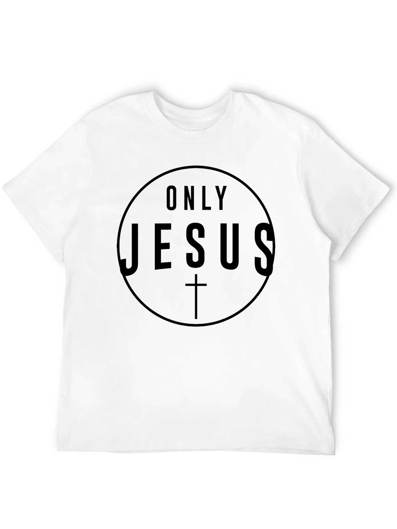 Only Jesus Graphic Black T-Shirt