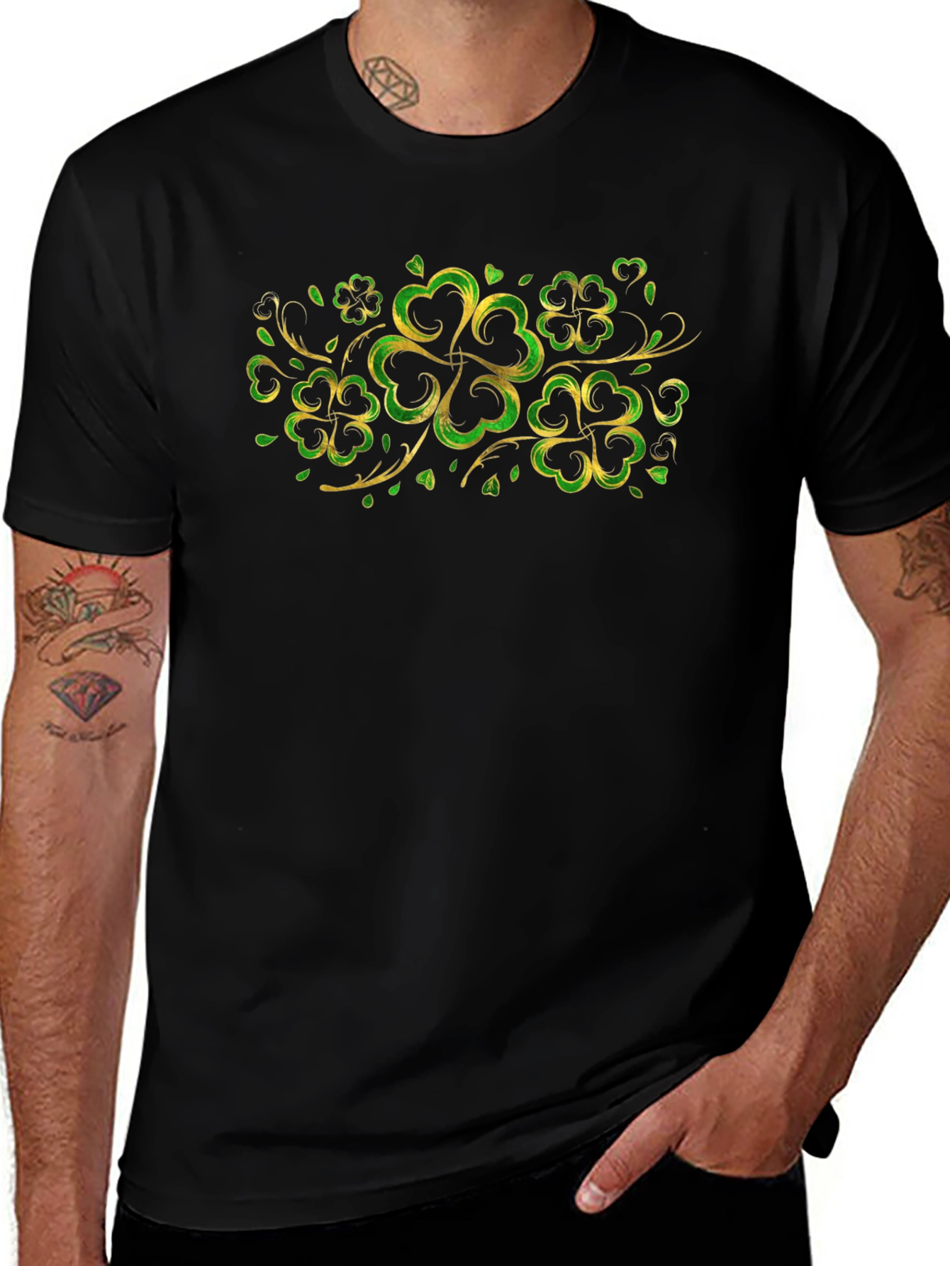 Lucky Shamrock Graphic Tee - St. Patricks Day T-Shirt