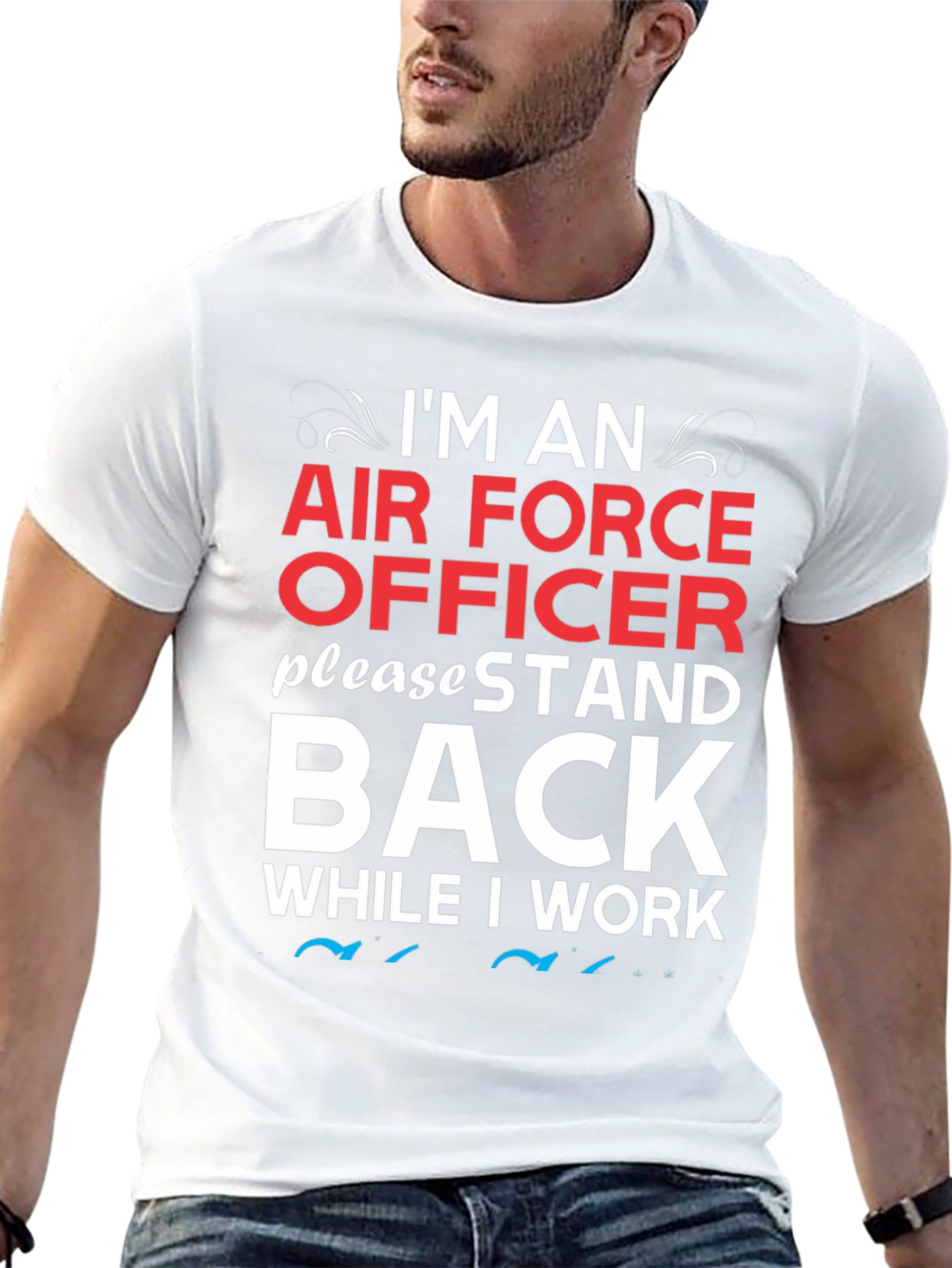 Air Force Officer Graphic T-Shirt