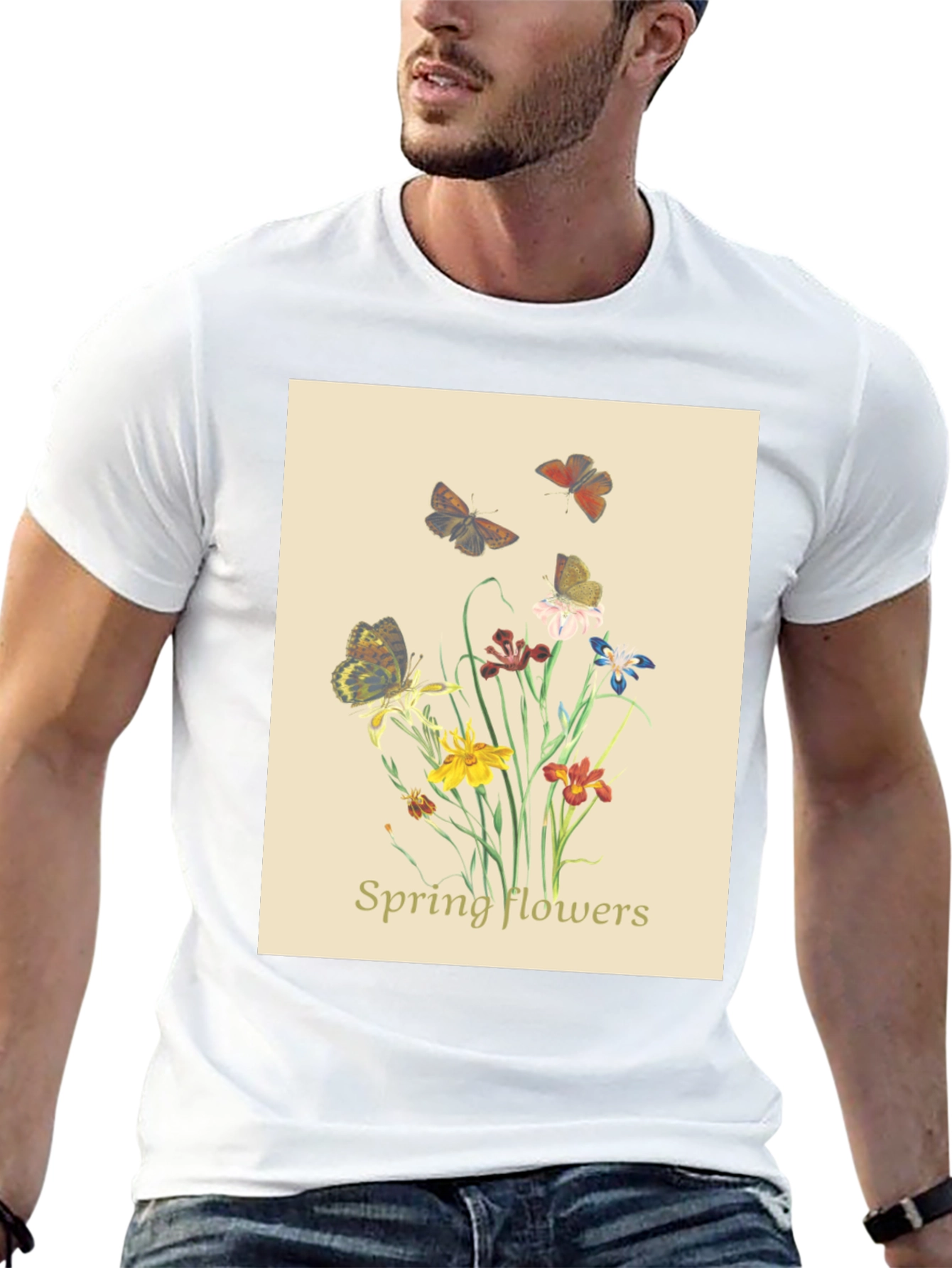 Spring Flowers Graphic Tee | Nature Inspired T-Shirt