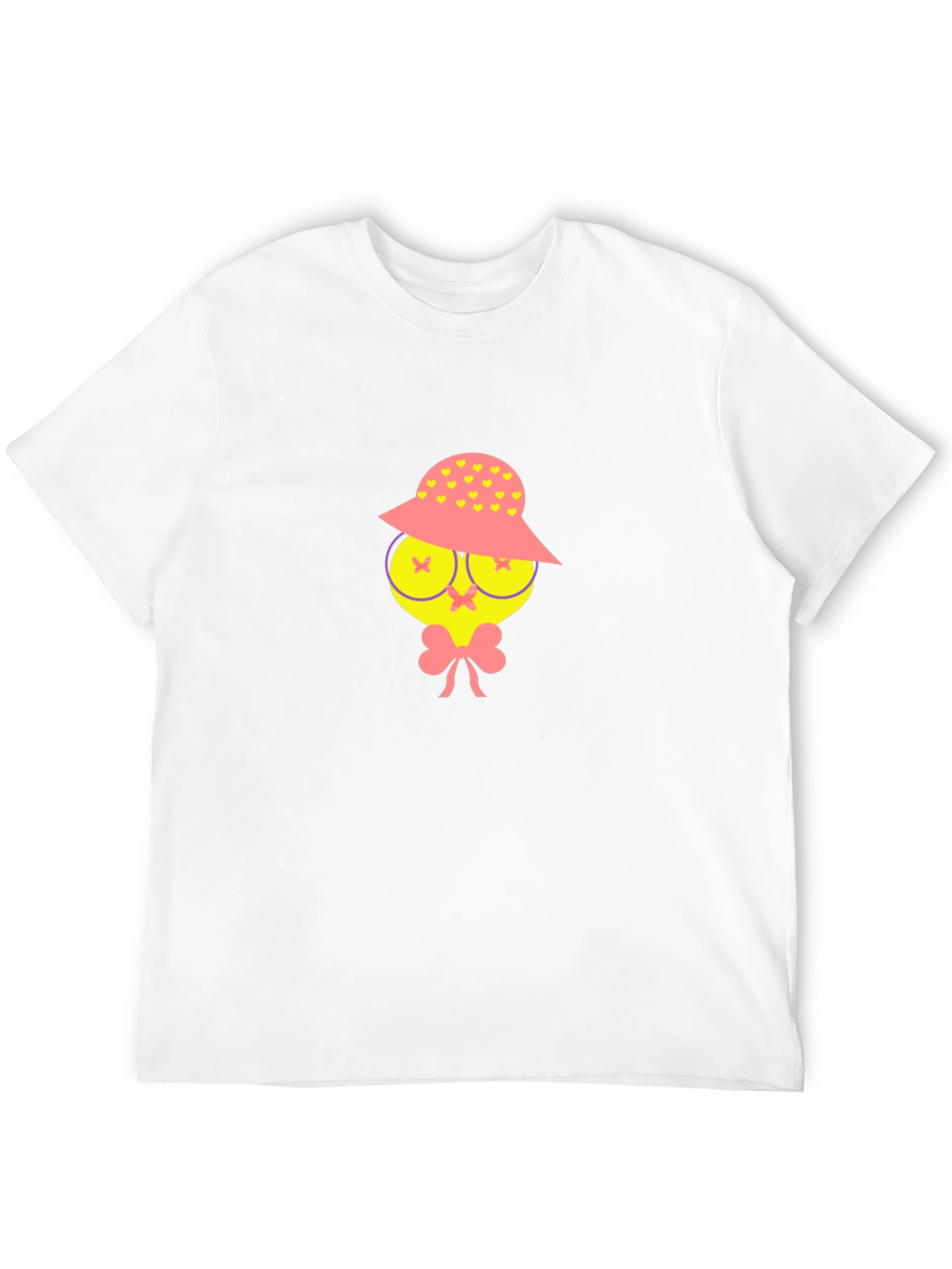 Funky Character Graphic Tee - Black Cotton Casual Wear