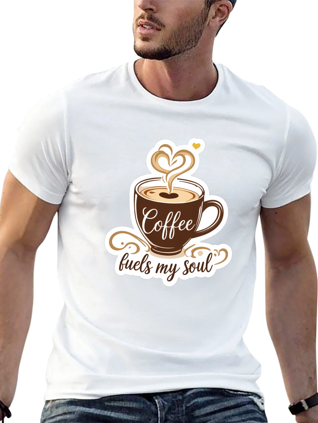 Coffee Fuels My Soul Graphic T-Shirt