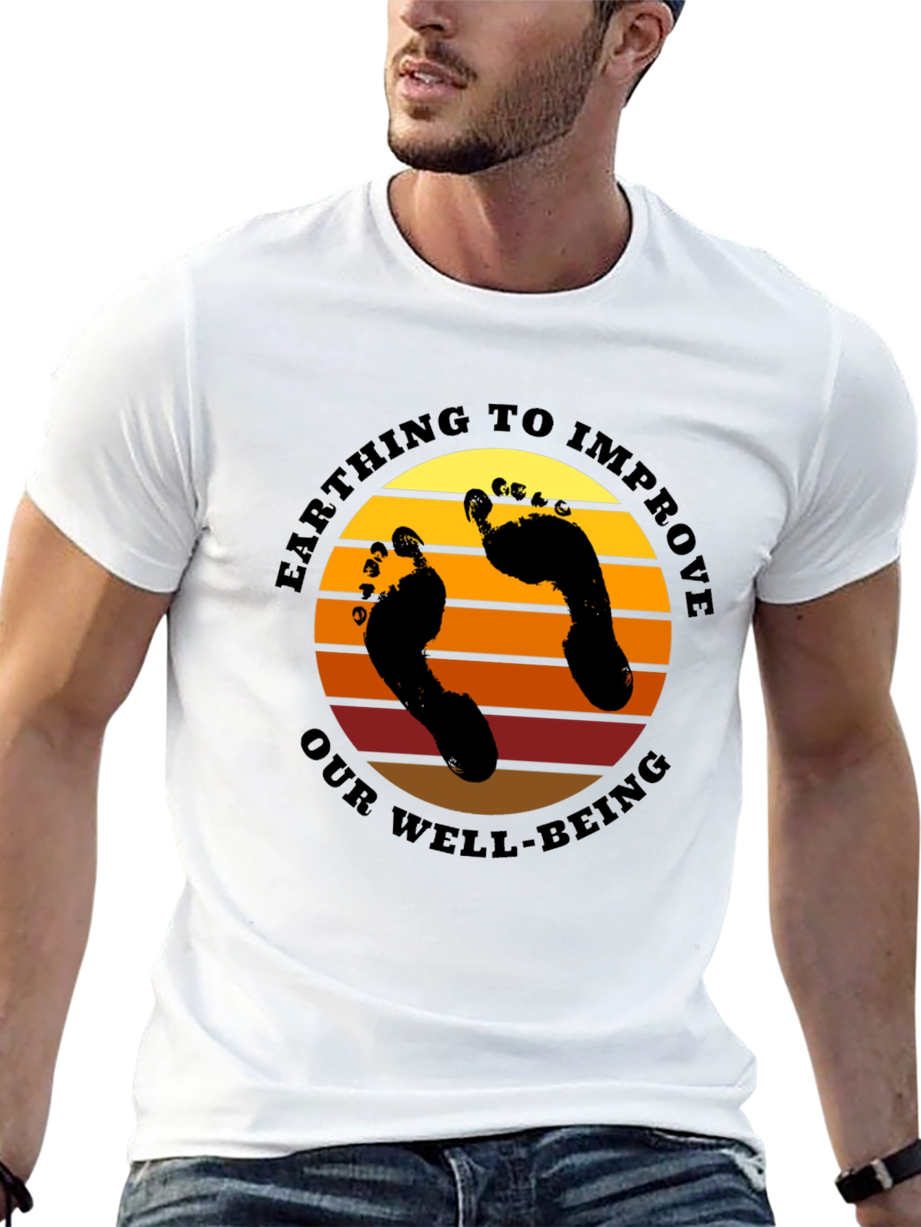 Earthing to Improve Well-Being T-Shirt