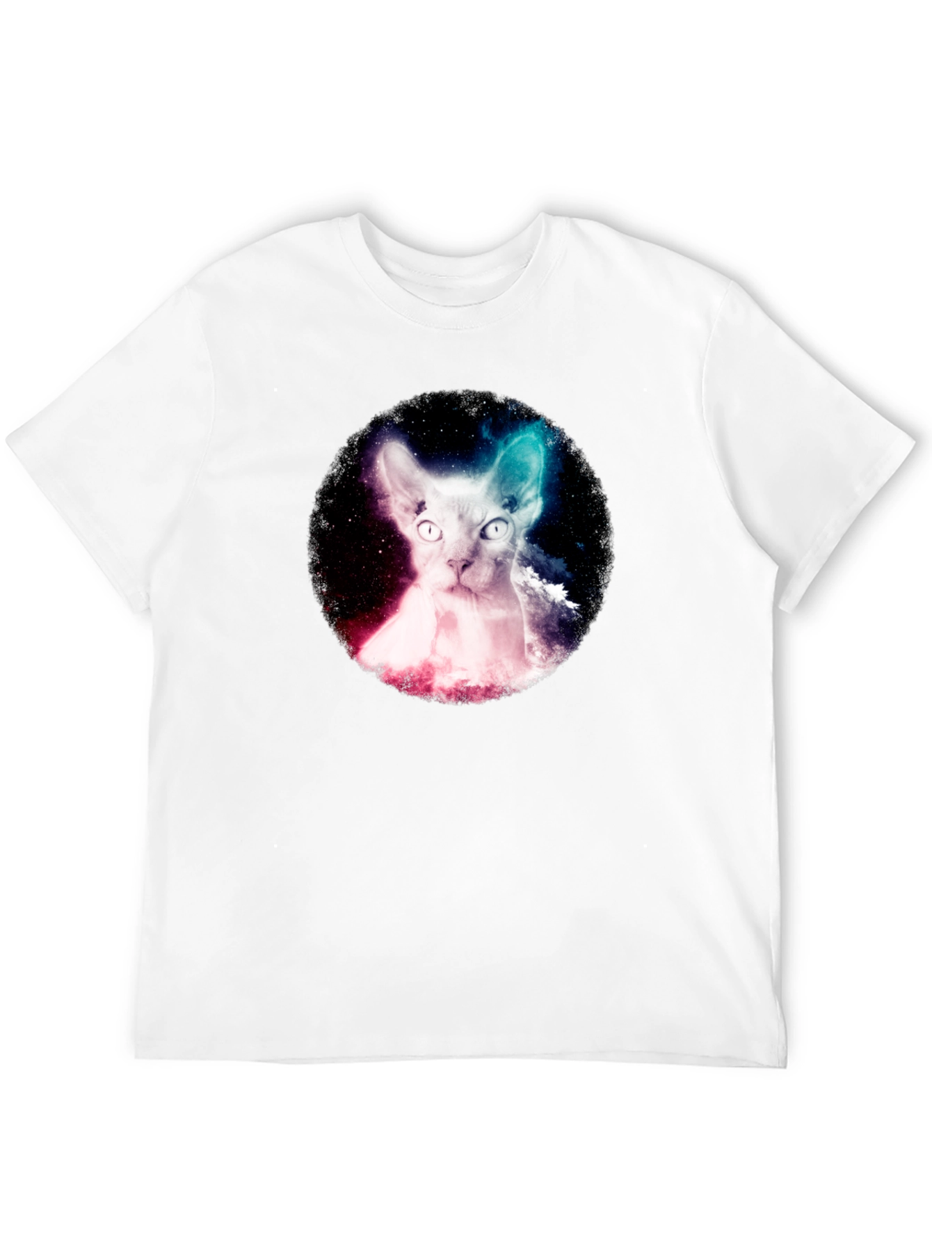 Cosmic Cat Graphic T-Shirt