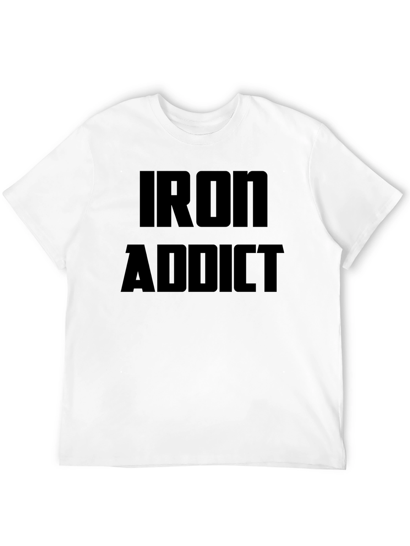 Iron Addict Graphic T-Shirt - Bodybuilding Gym Wear