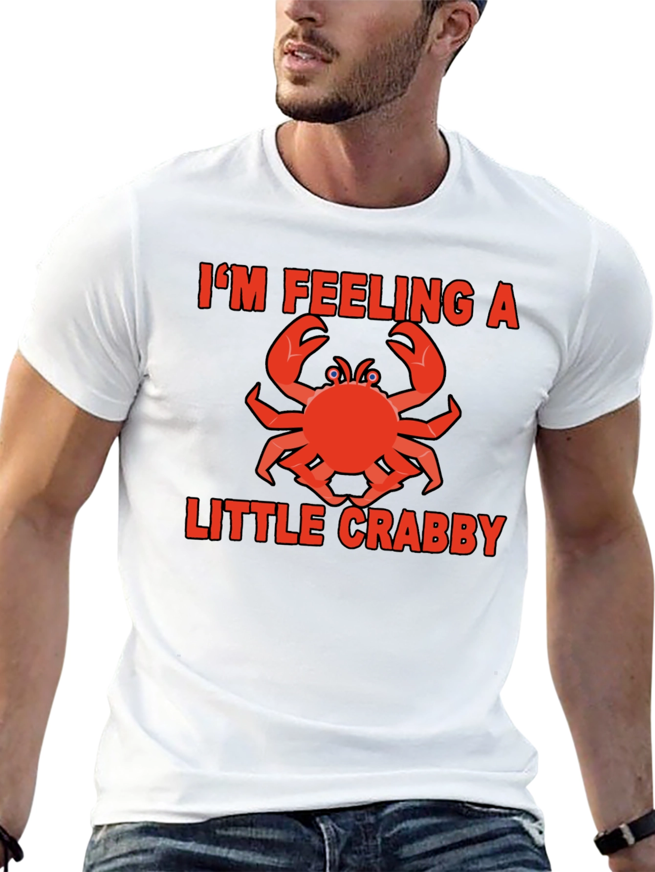 Feeling Crabby T-Shirt Funny Graphic Tee