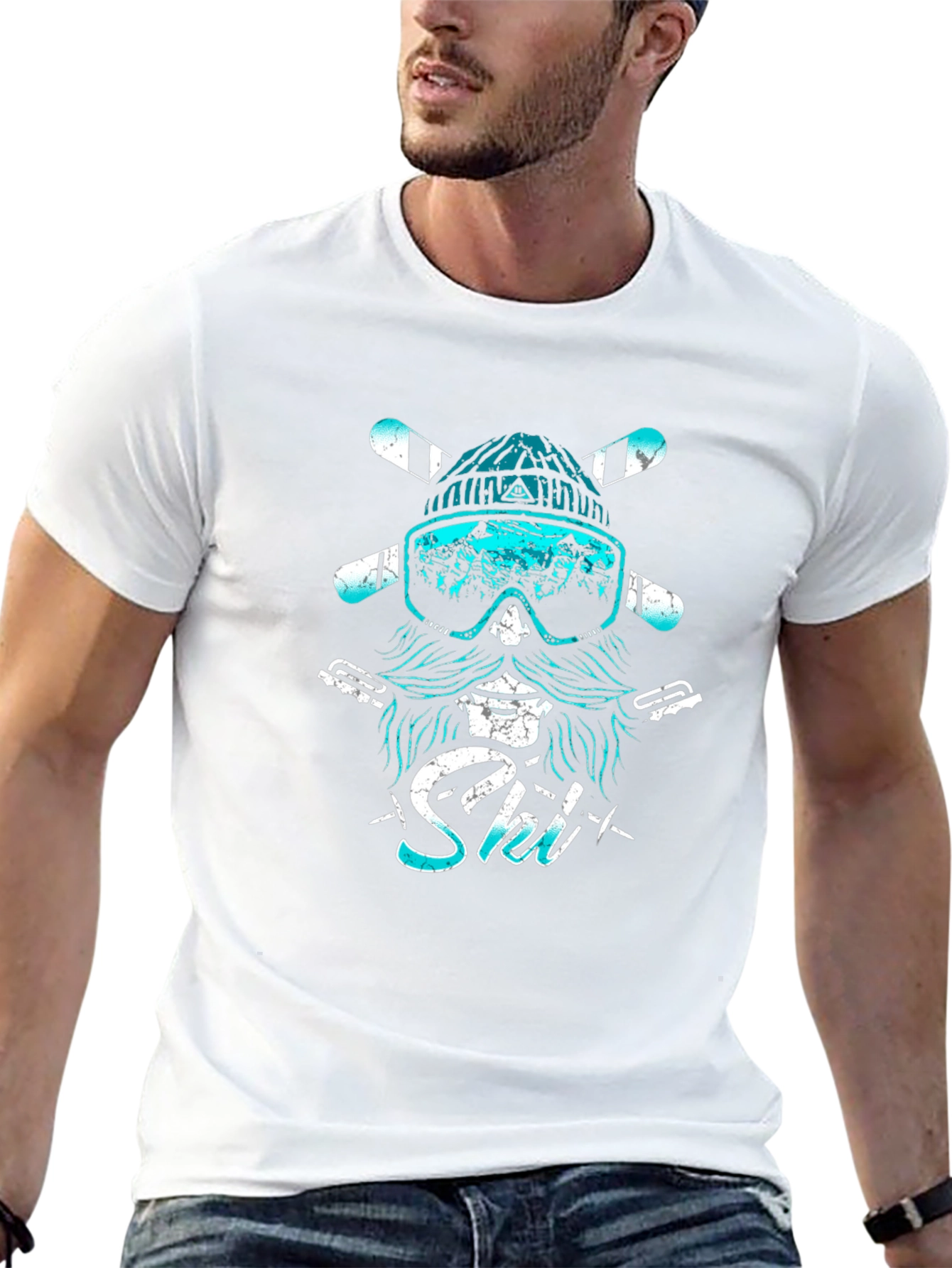 Cool Ski Beard T-Shirt