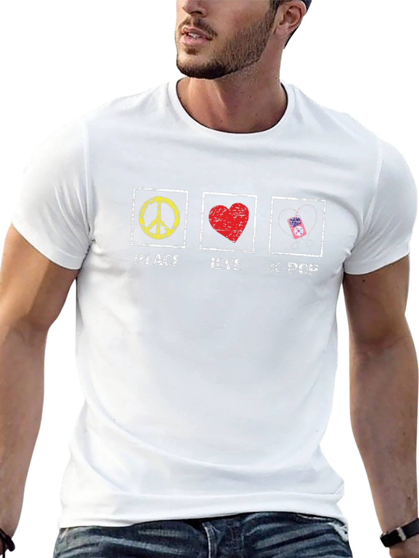 Peace Love K-Pop T-Shirt