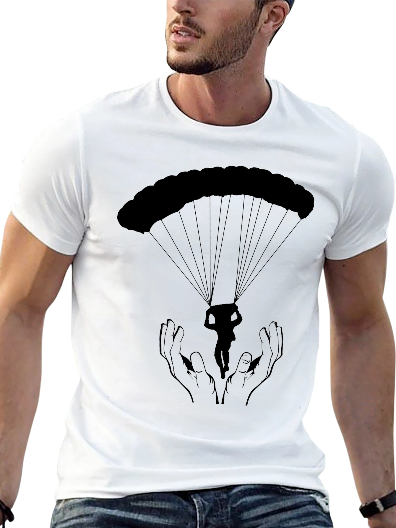 Parachute Graphic Tee - Freefall Design