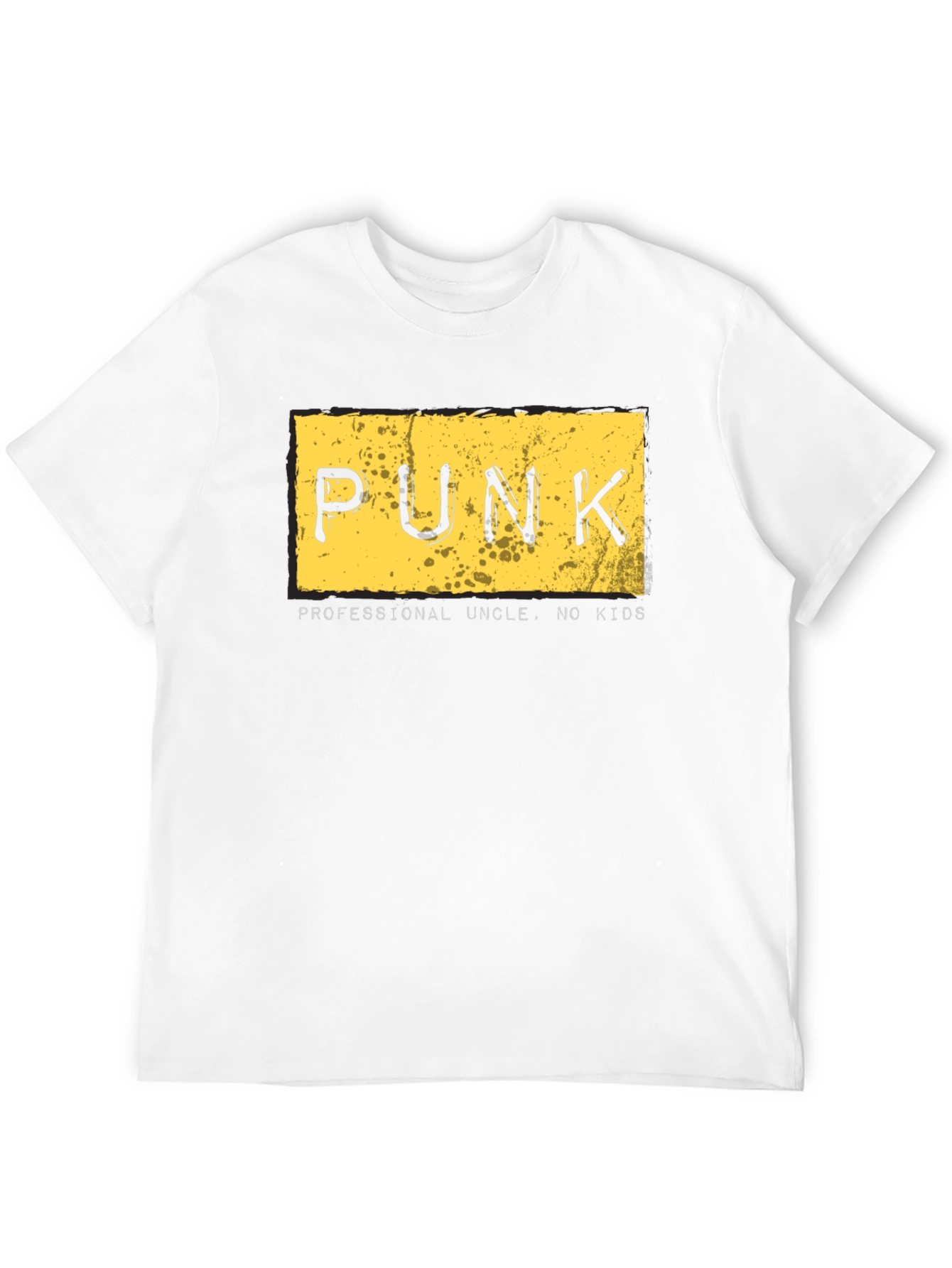 Punk Uncle Graphic Tee - Black